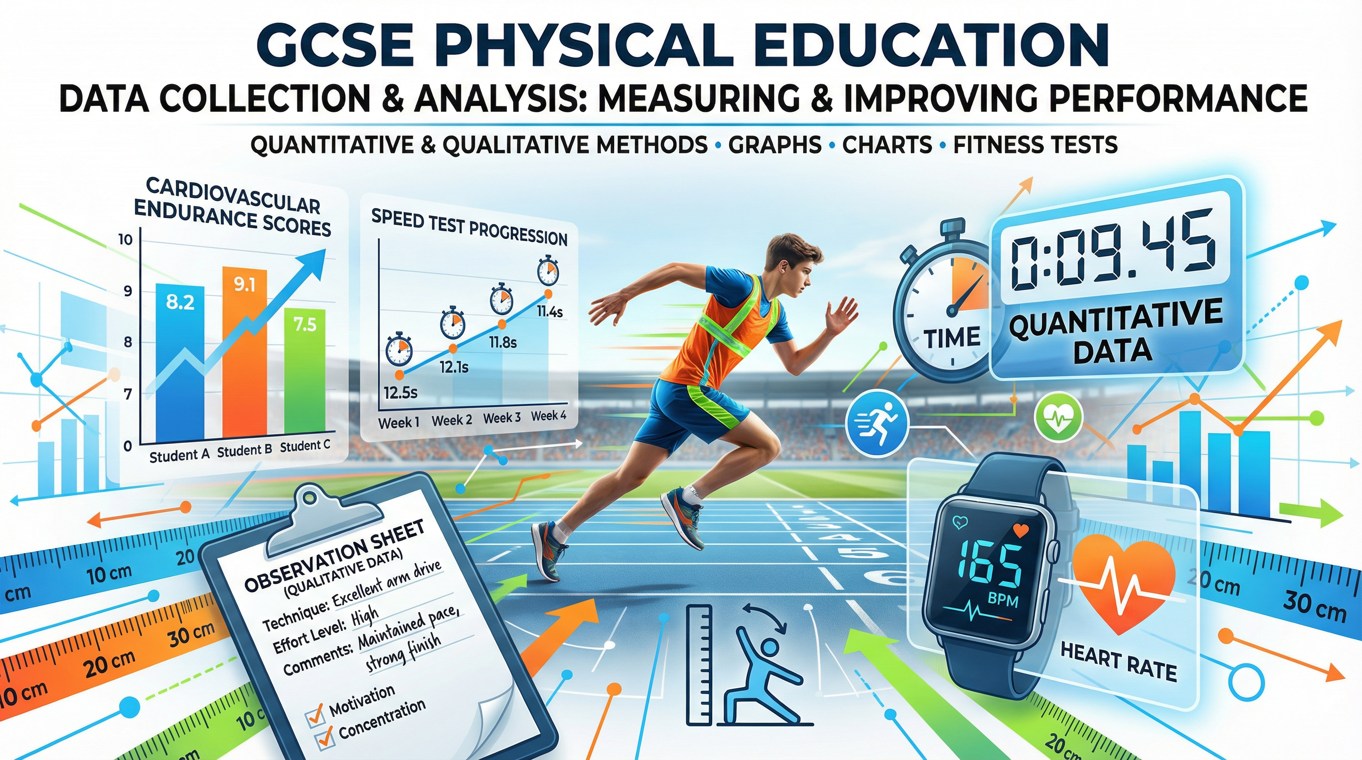 Header image for WJEC GCSE PE: Data Collection (7.1).