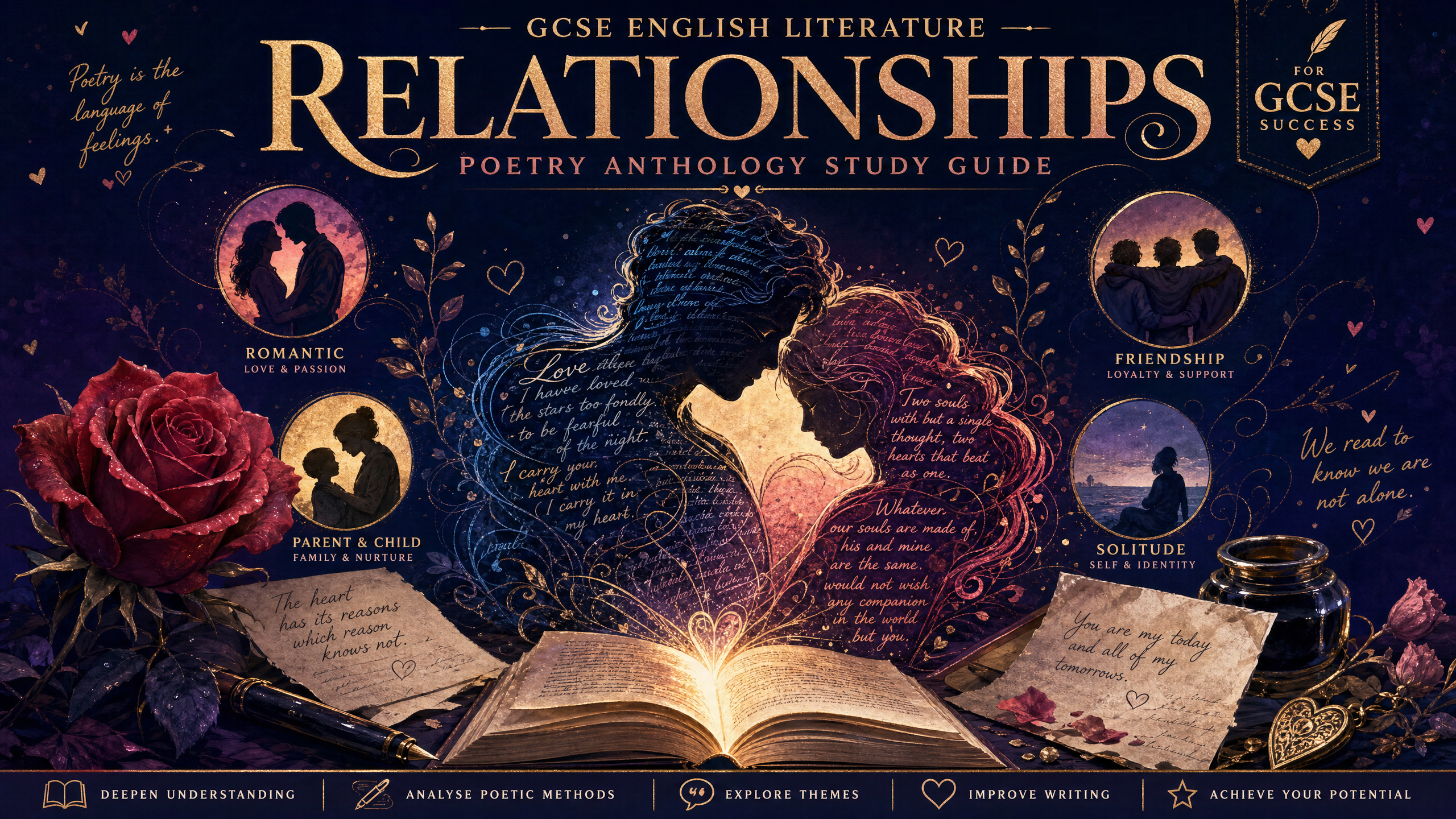 Header image for the Relationships Poetry Anthology
