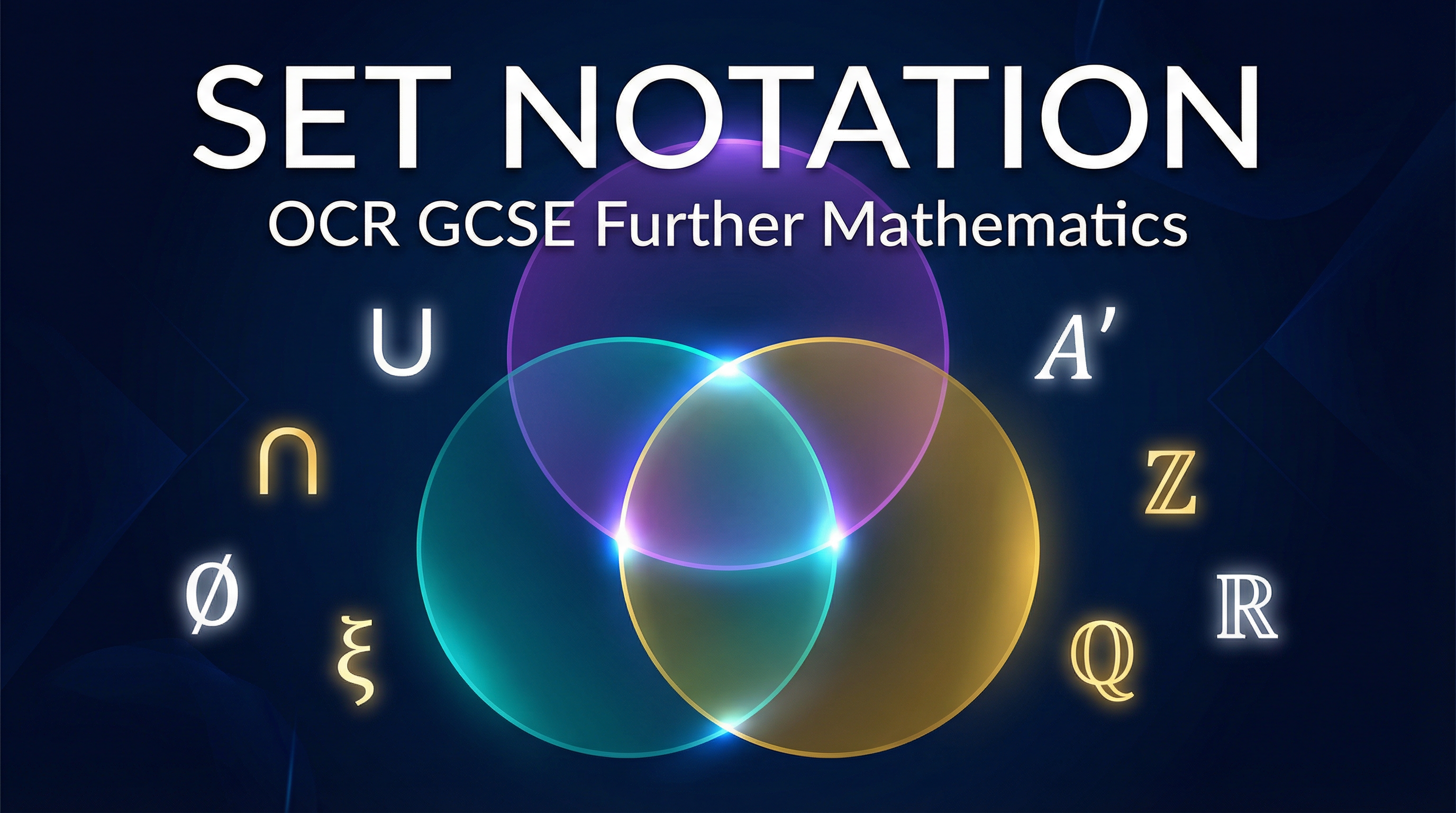 Set Notation – Further Mathematics – GCSE