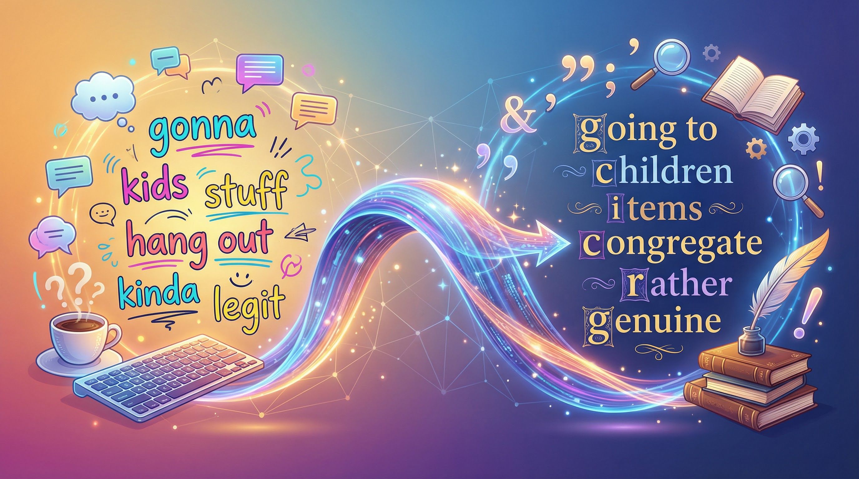 Header image illustrating the core concept of Using Standard English.