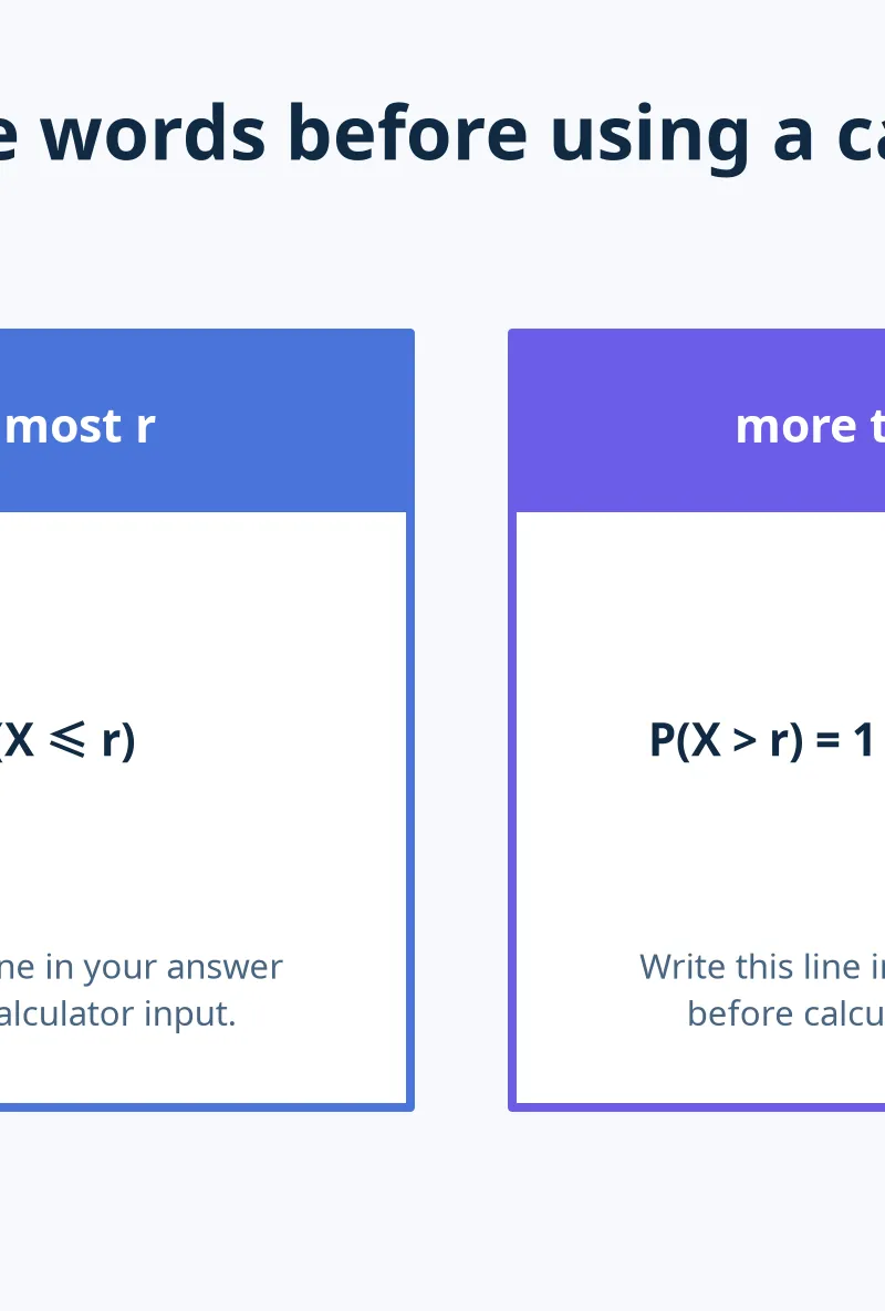Probability language and correct notation