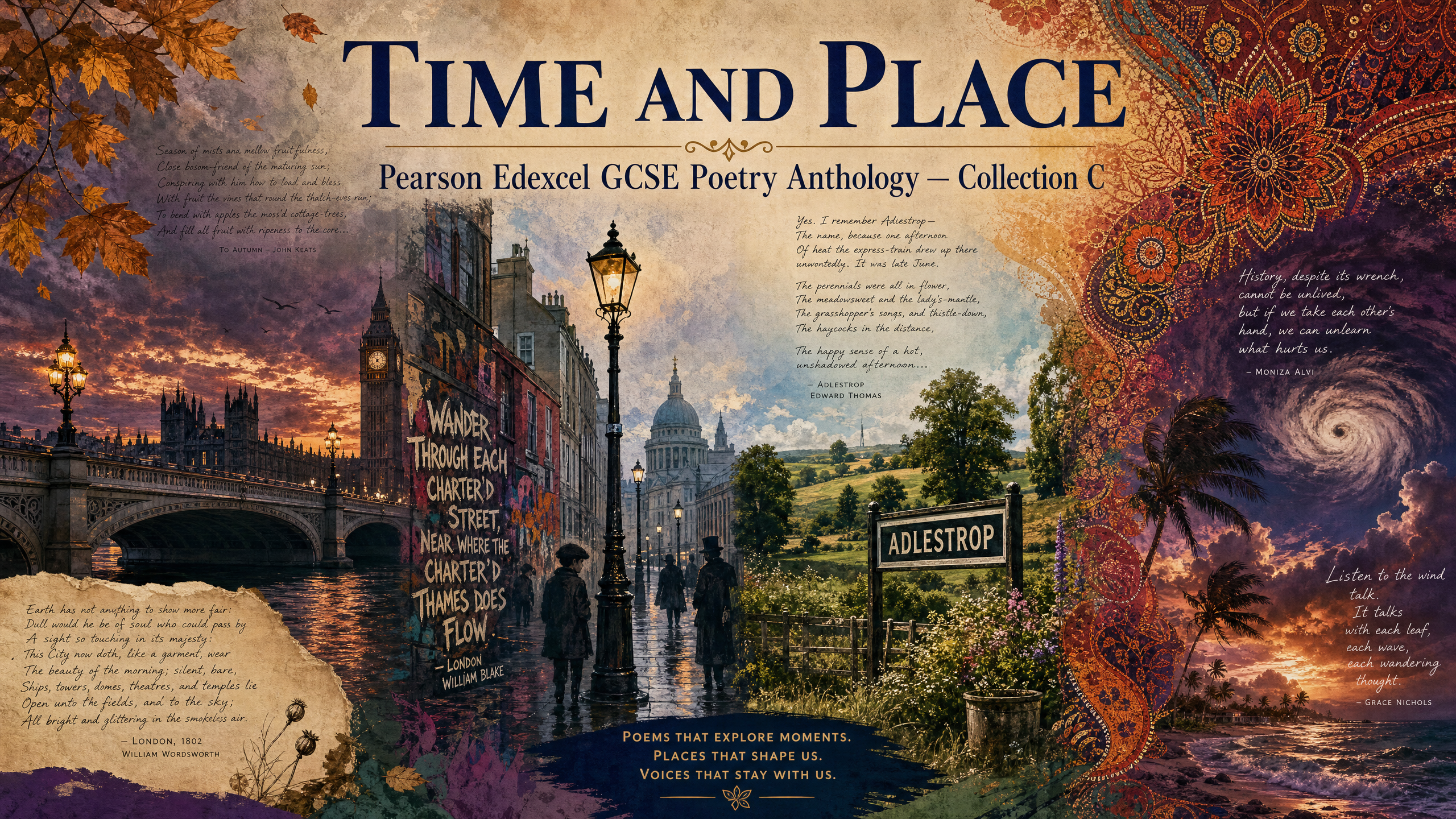 Header image for Edexcel Time and Place Anthology