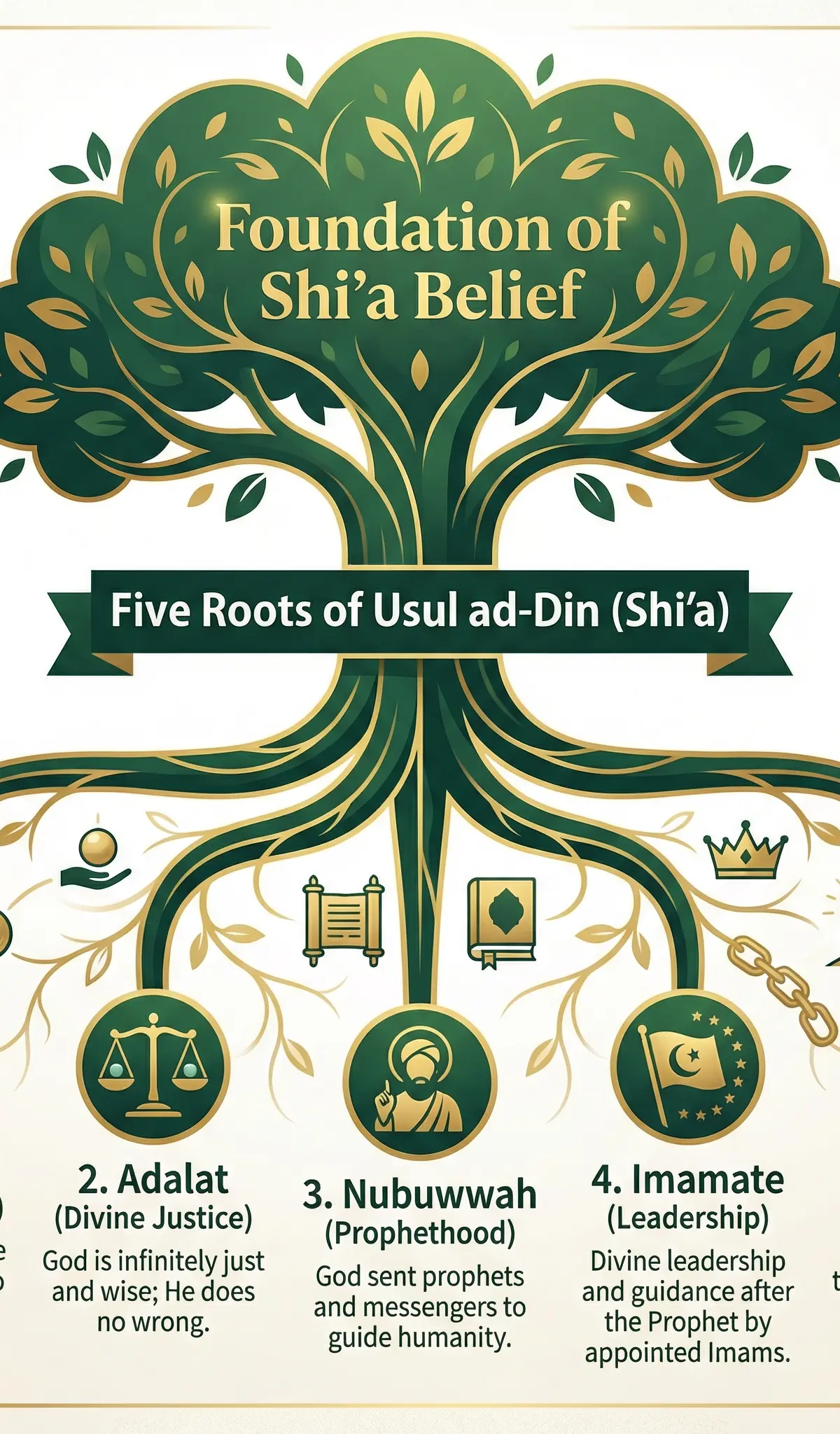 The Five Roots of 'Usul ad-Din (Shi'a)
