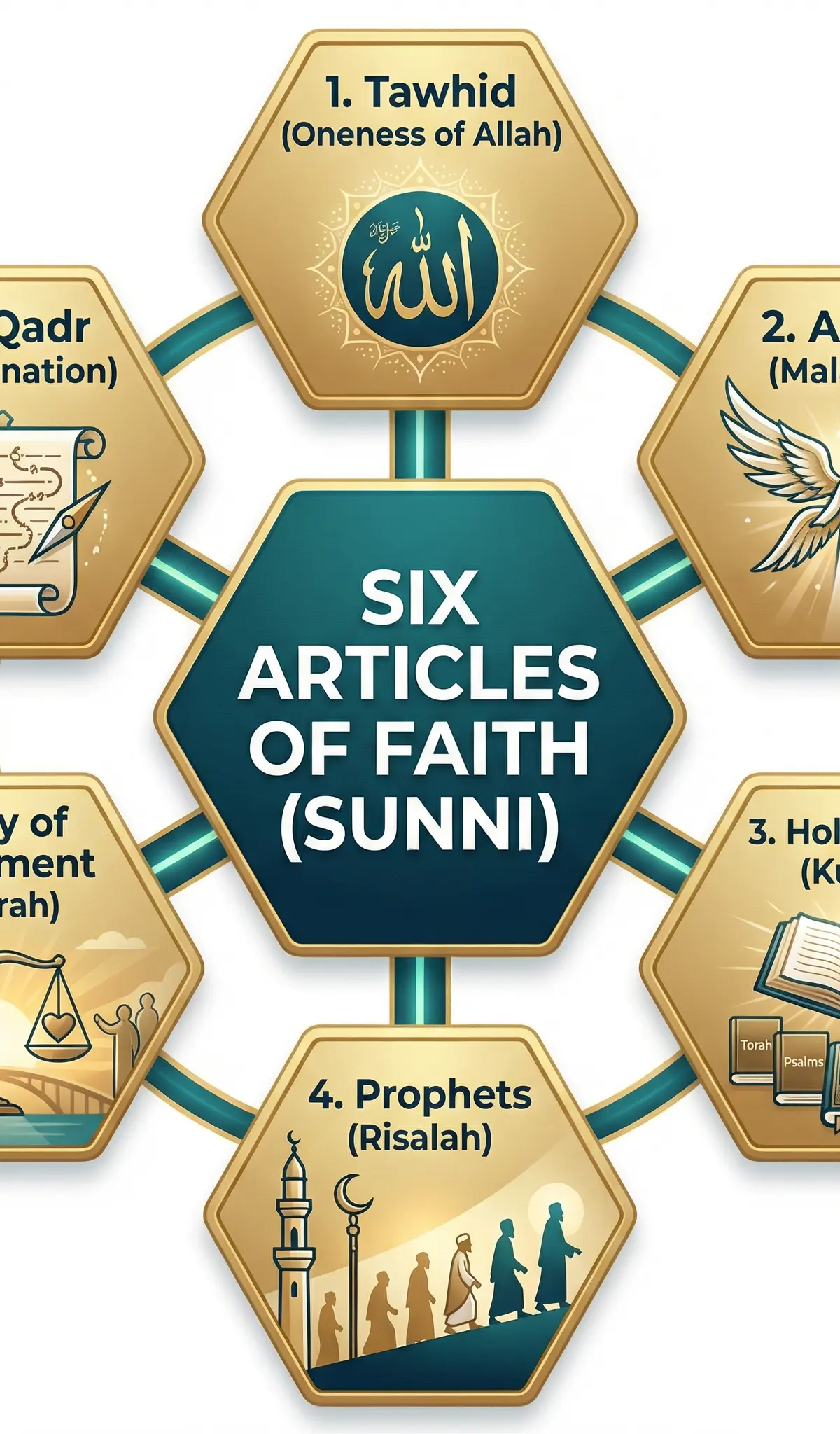 The Six Articles of Faith (Sunni)