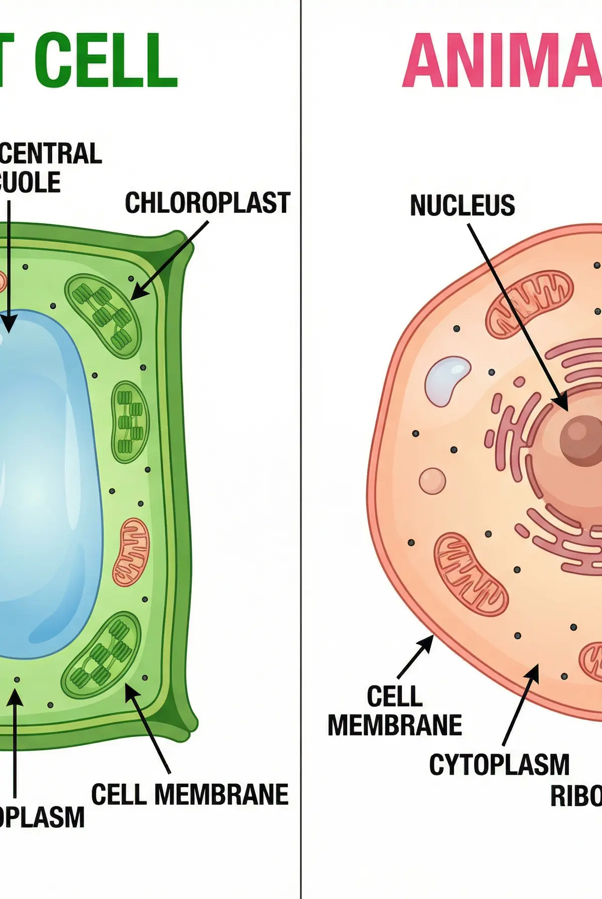 Comparison of Plant and Animal Cells