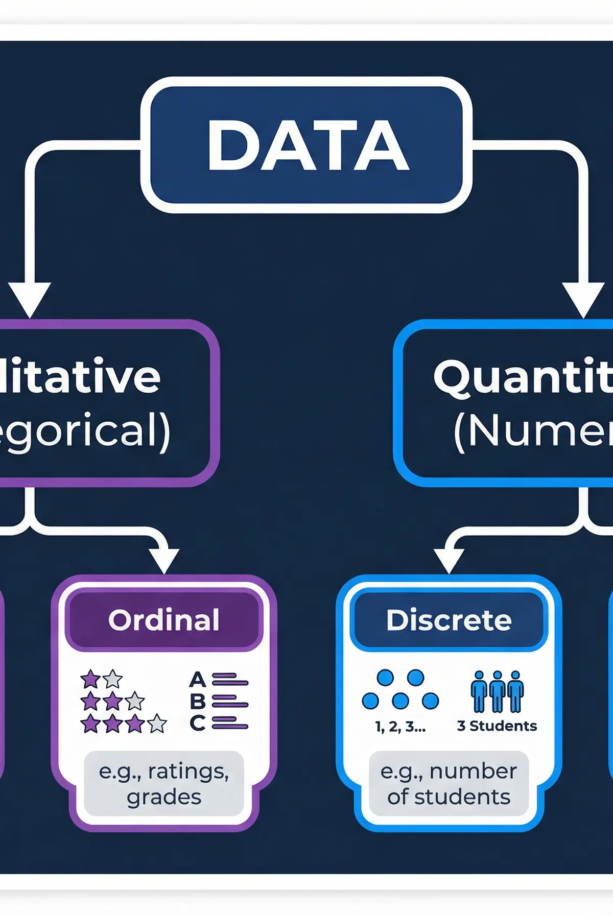 Classification of data types.