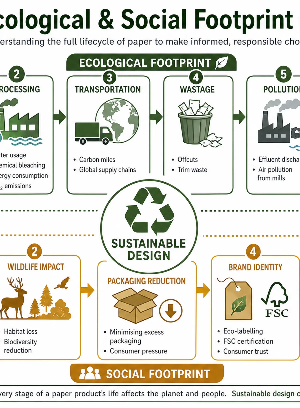 The Ecological and Social Footprint of Paper