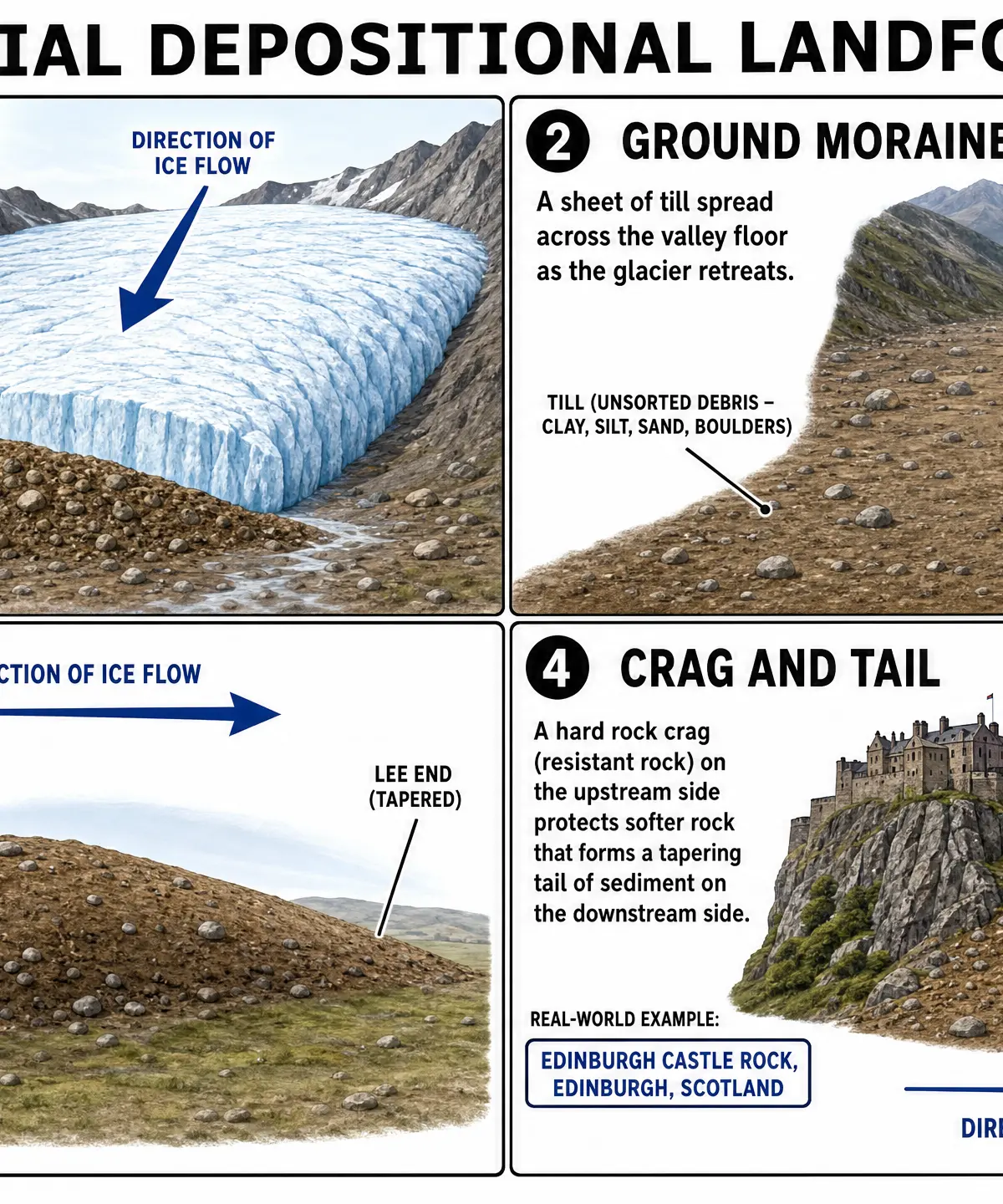 Glacial Depositional Landforms