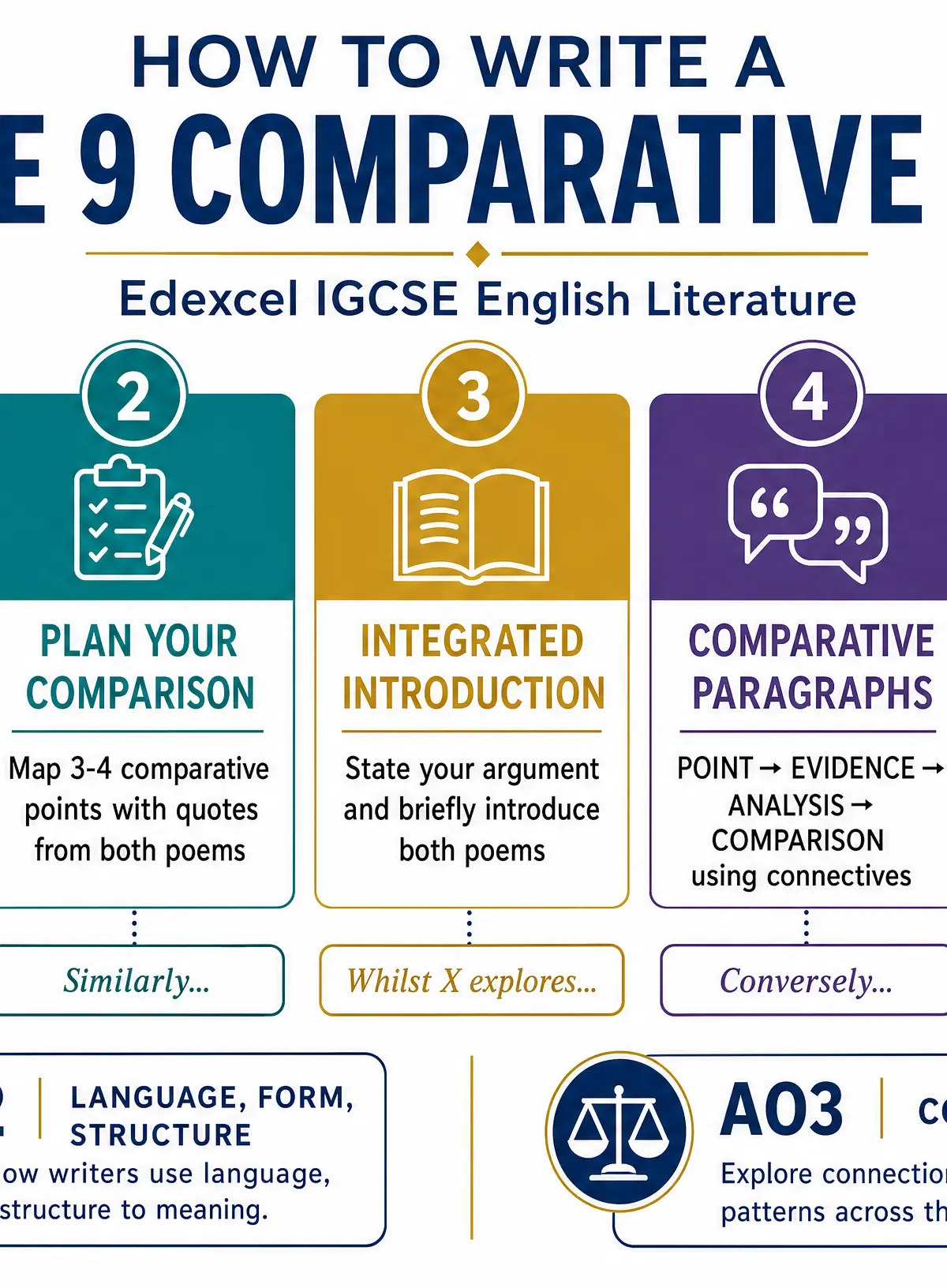 How to Write a Grade 9 Comparative Essay
