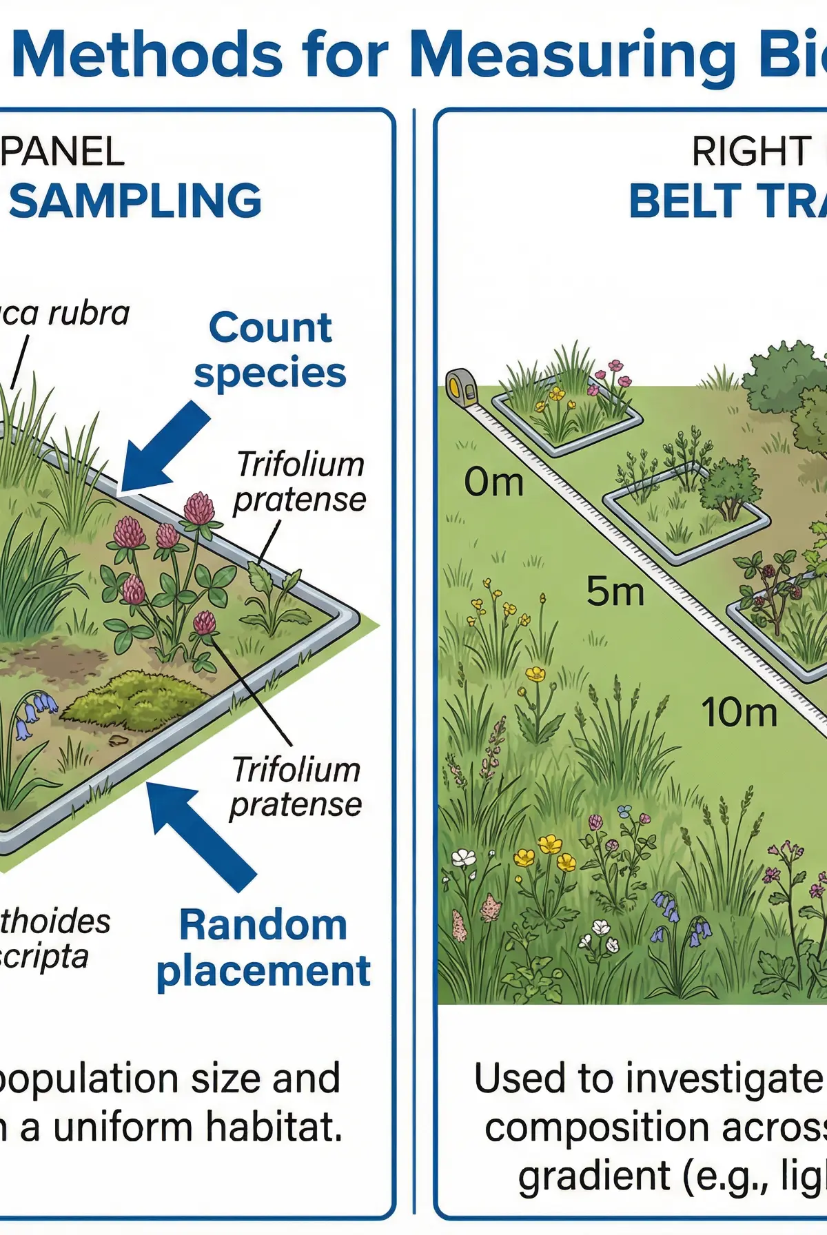 Sampling Methods for Measuring Biodiversity