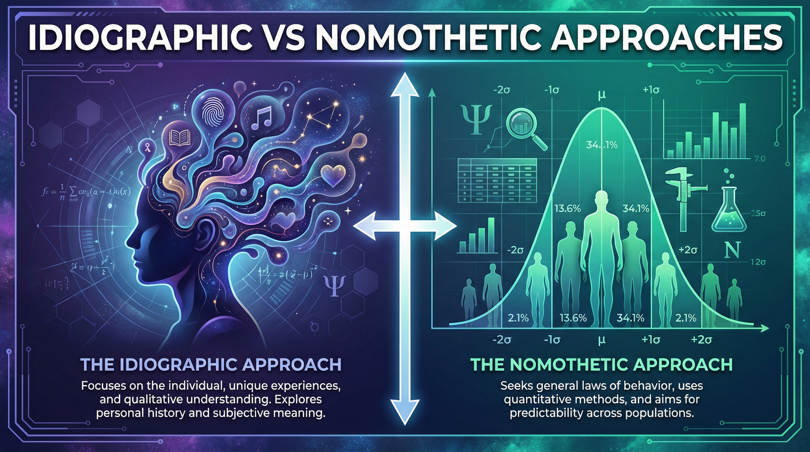 Idiographic and Nomothetic Approaches – Psychology – A-Level