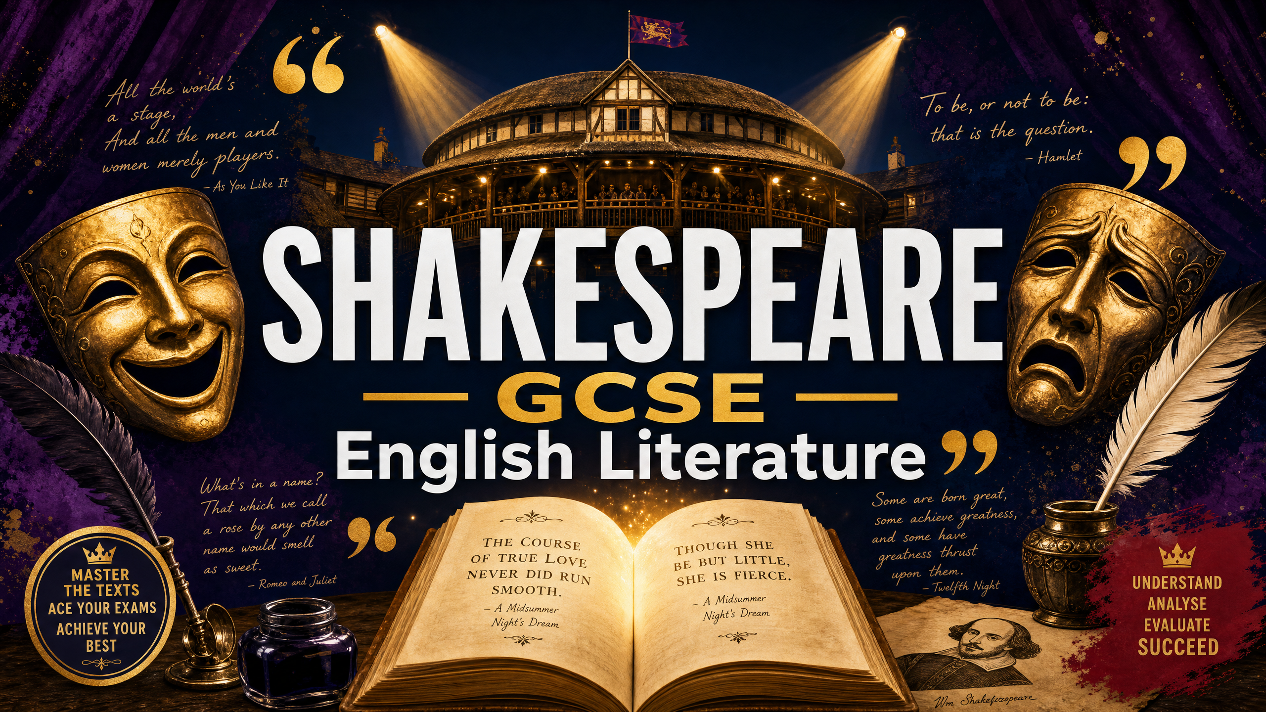 Header image for Shakespeare GCSE Revision