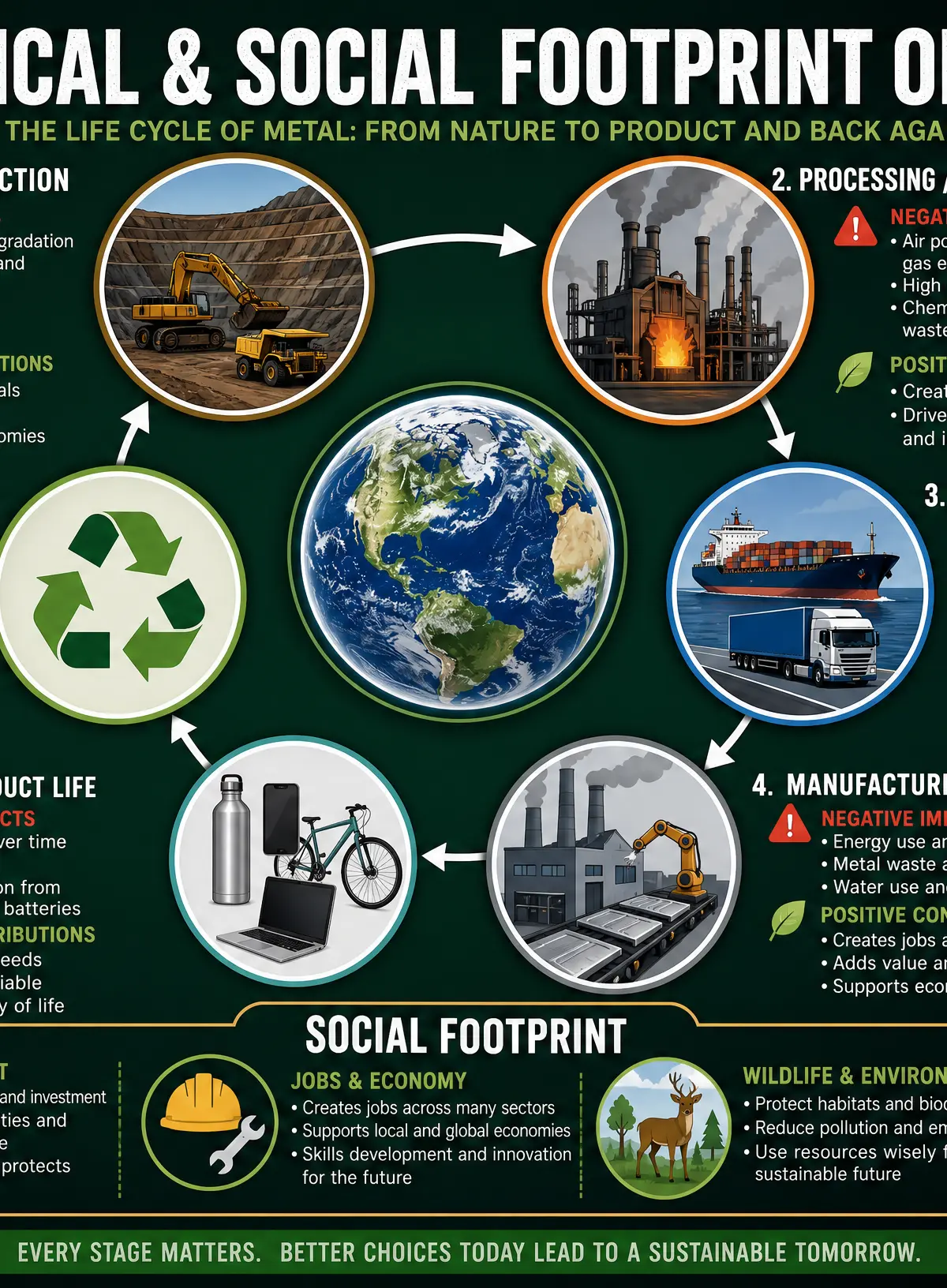 Ecological and Social Footprint of Metals
