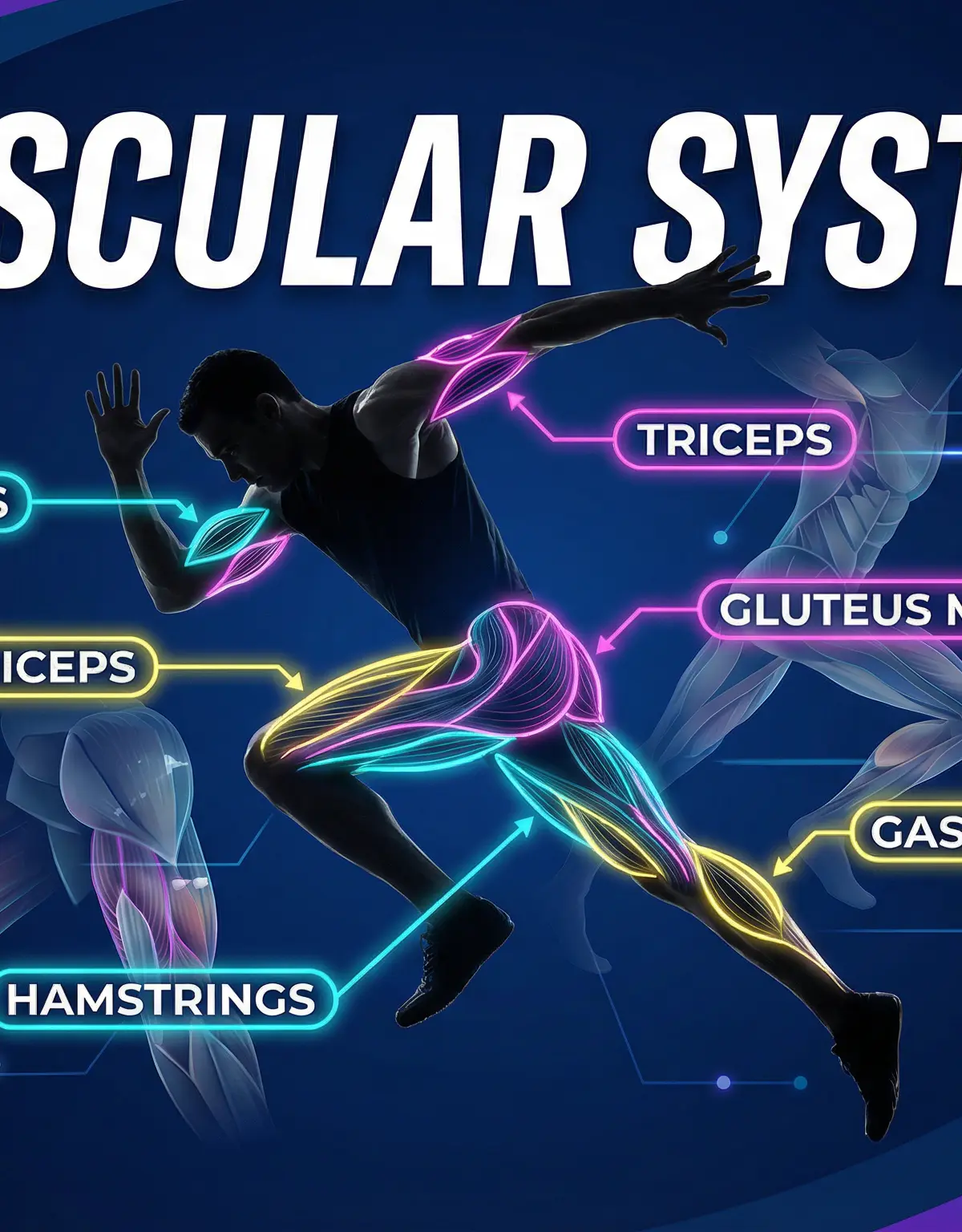 Header image for Muscular System: Types of Muscle, Contraction, and Movement.