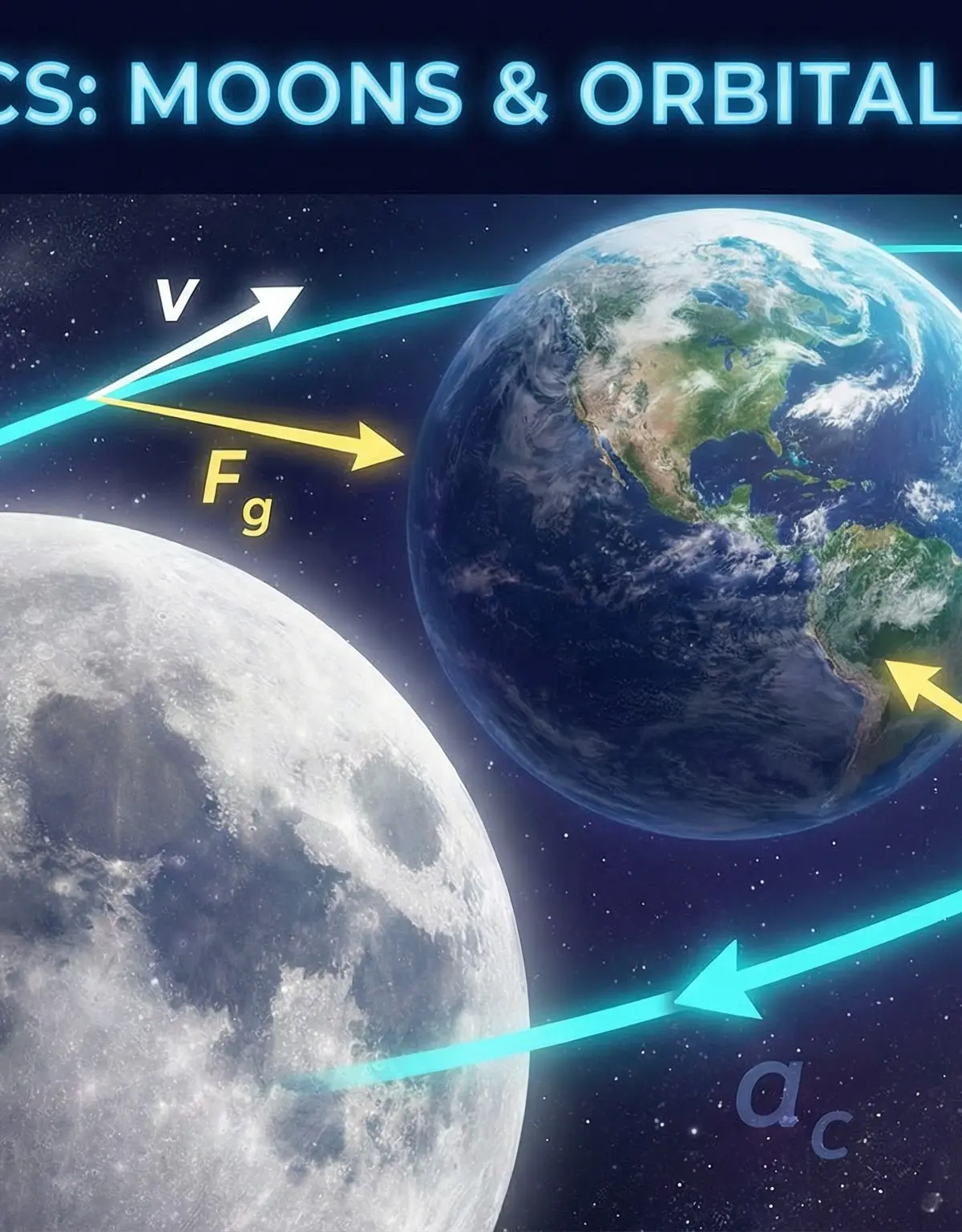 Header image for OCR GCSE Physics: Moons and Orbital Mechanics