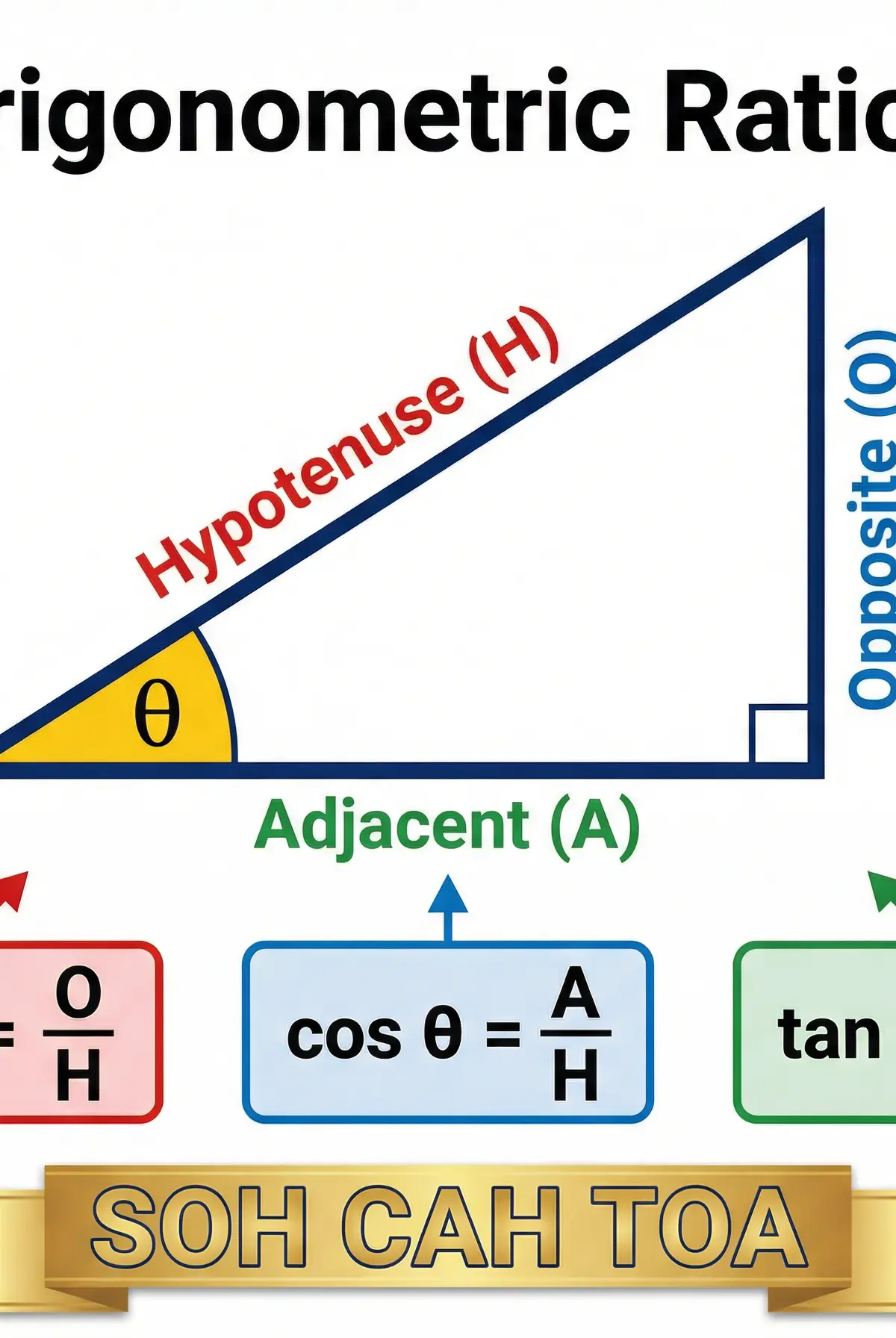 Trigonometric Ratios (SOH CAH TOA)