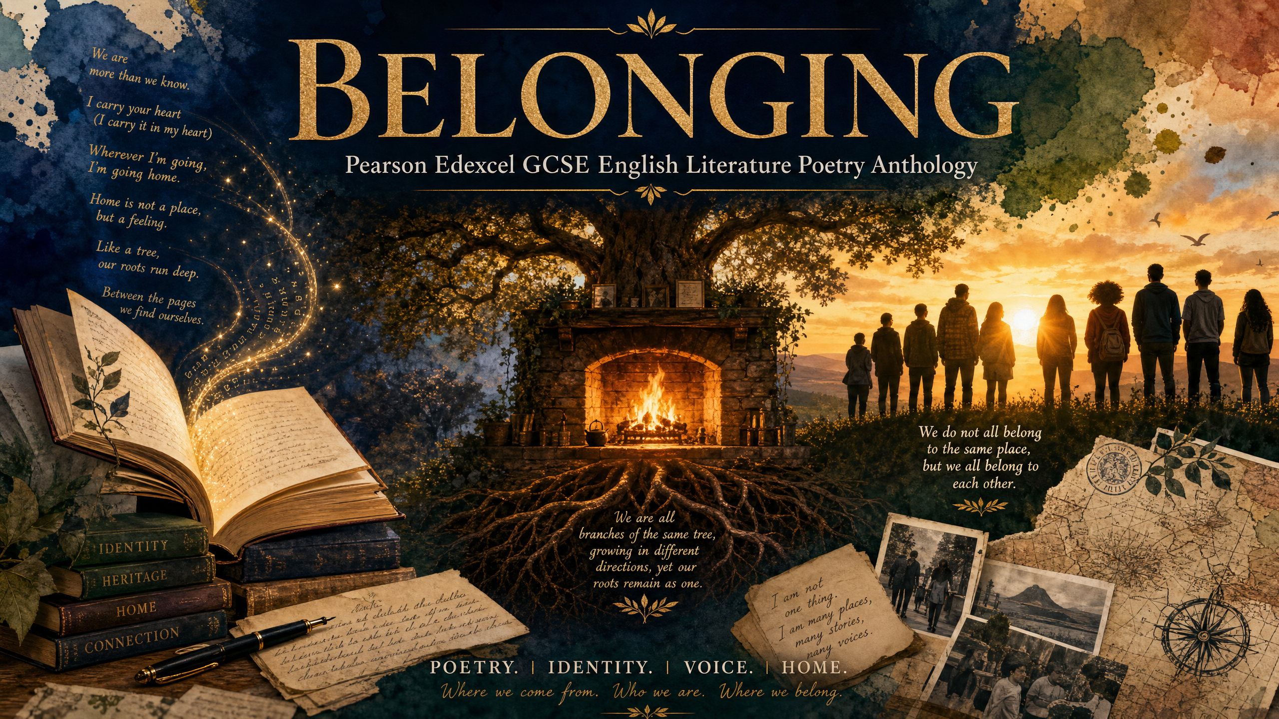 Header image for Pearson Edexcel GCSE English Literature Poetry Anthology: Belonging