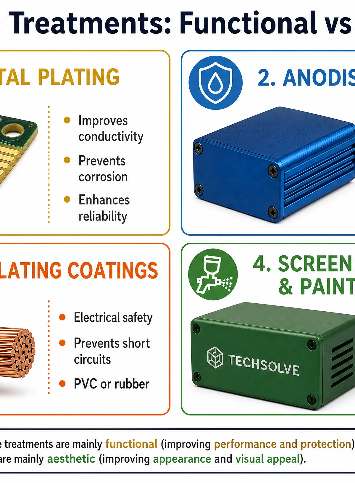 Comparison of Key Surface Treatments
