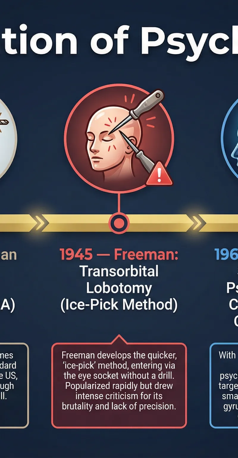 The Evolution of Psychosurgery: From Moniz to DBS