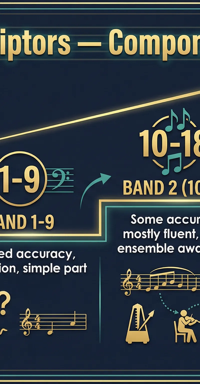 Mark Band Descriptors — Component 02 Ensemble Performance (0–27 marks)