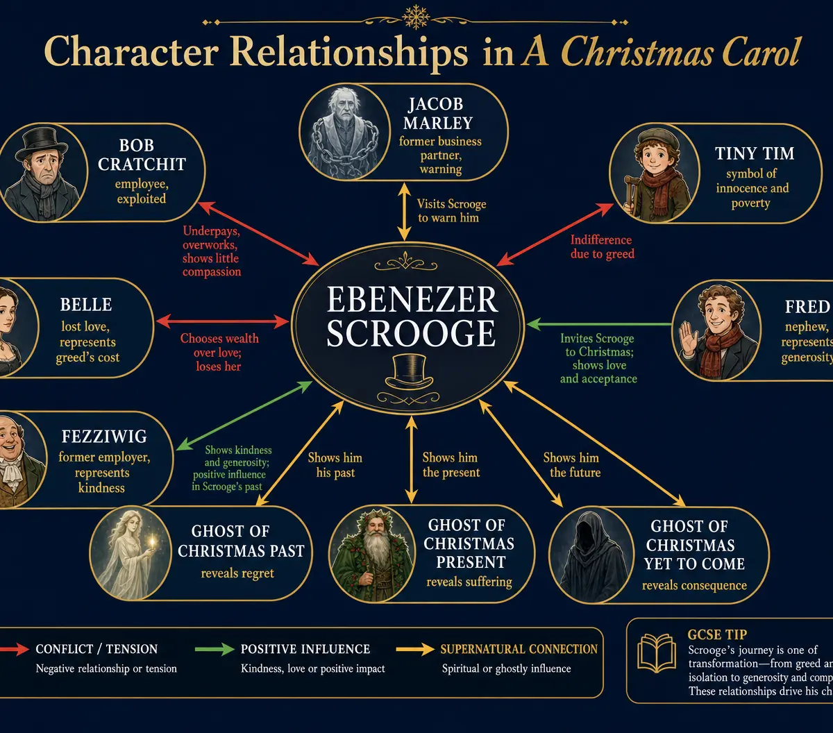 Character Relationships in A Christmas Carol