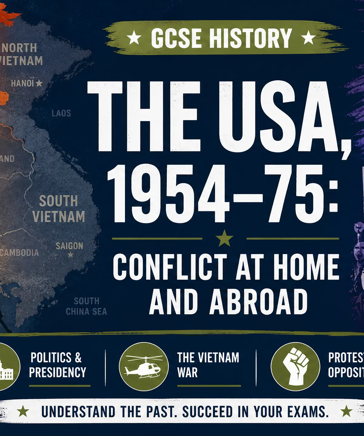 The USA, 1954–75: Conflict at Home and Abroad