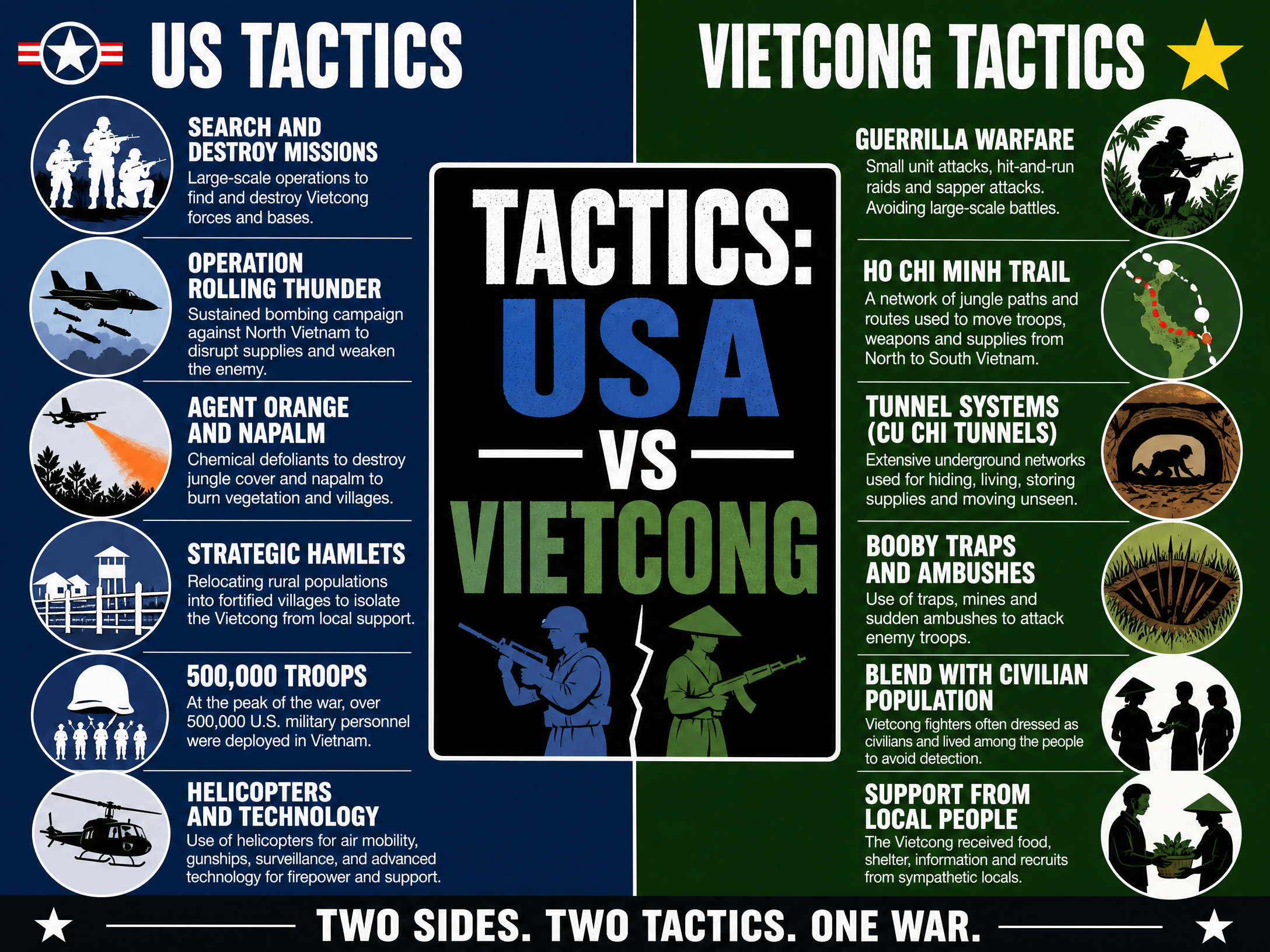 Tactics: USA vs Vietcong