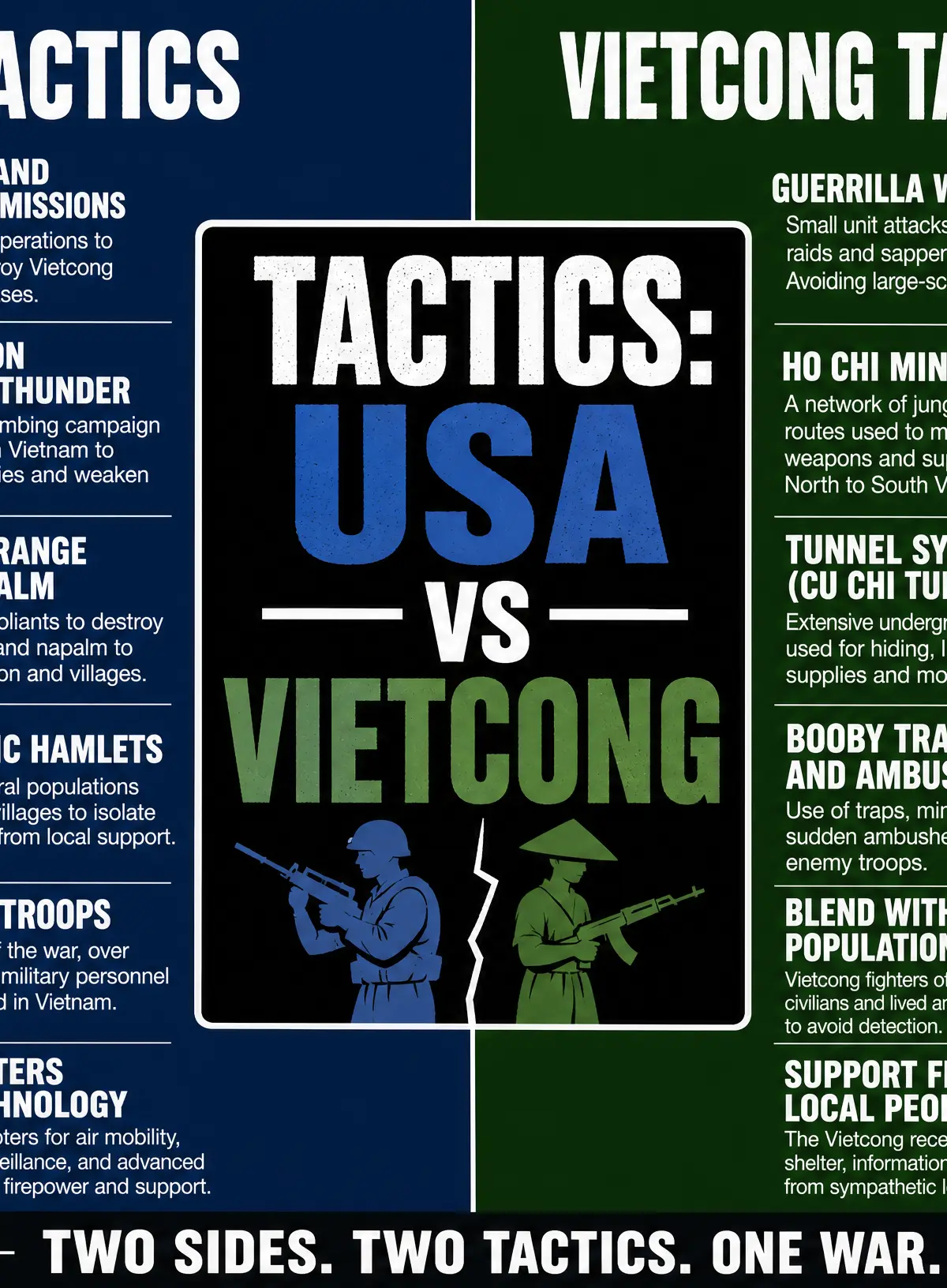 Tactics: USA vs Vietcong