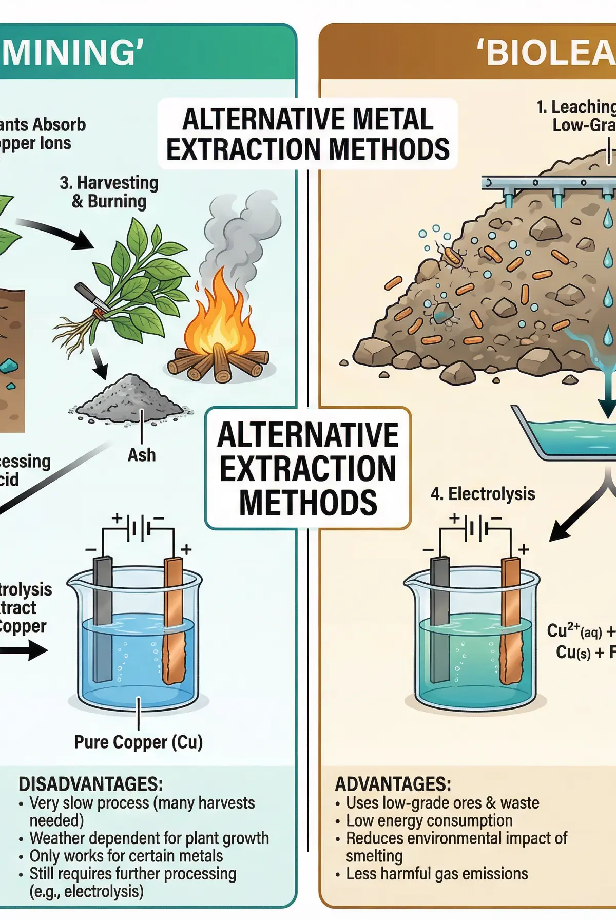 Alternative Metal Extraction Methods