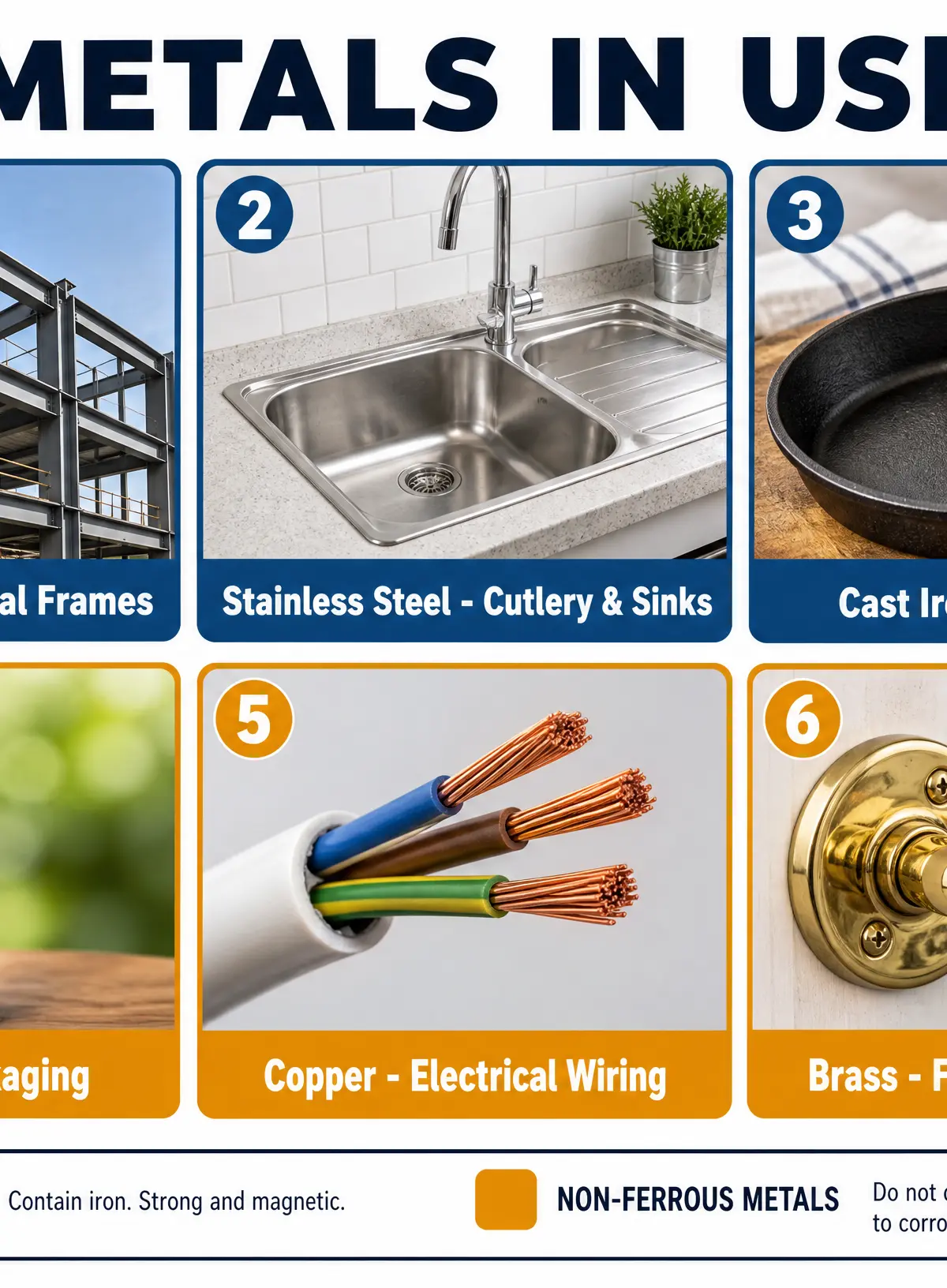 Metals in Use: Real-world applications