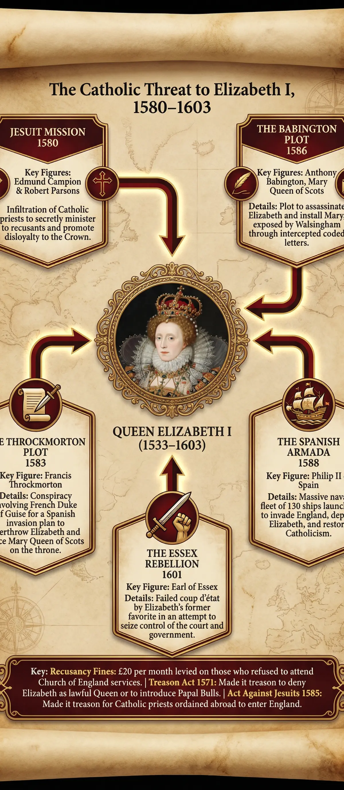 The Catholic Threat Network, 1580-1588