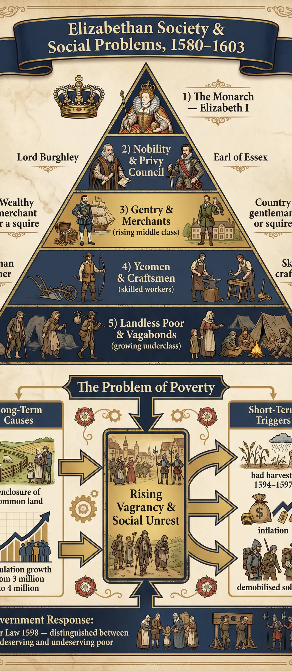 Elizabethan Society and the Problem of Poverty