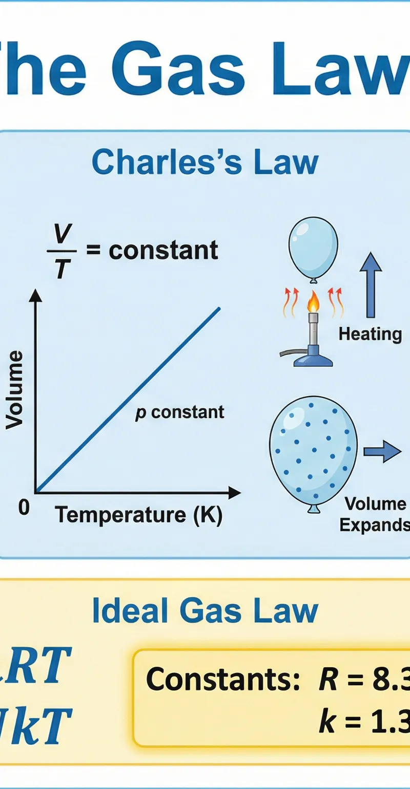 The Three Gas Laws and the Ideal Gas Equation