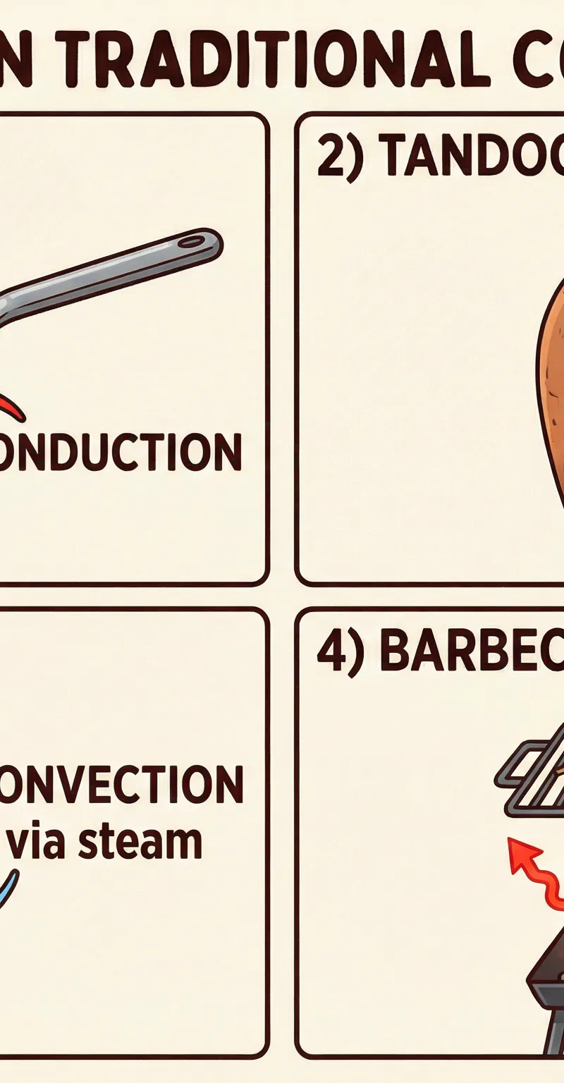 Heat Transfer in Traditional Cooking