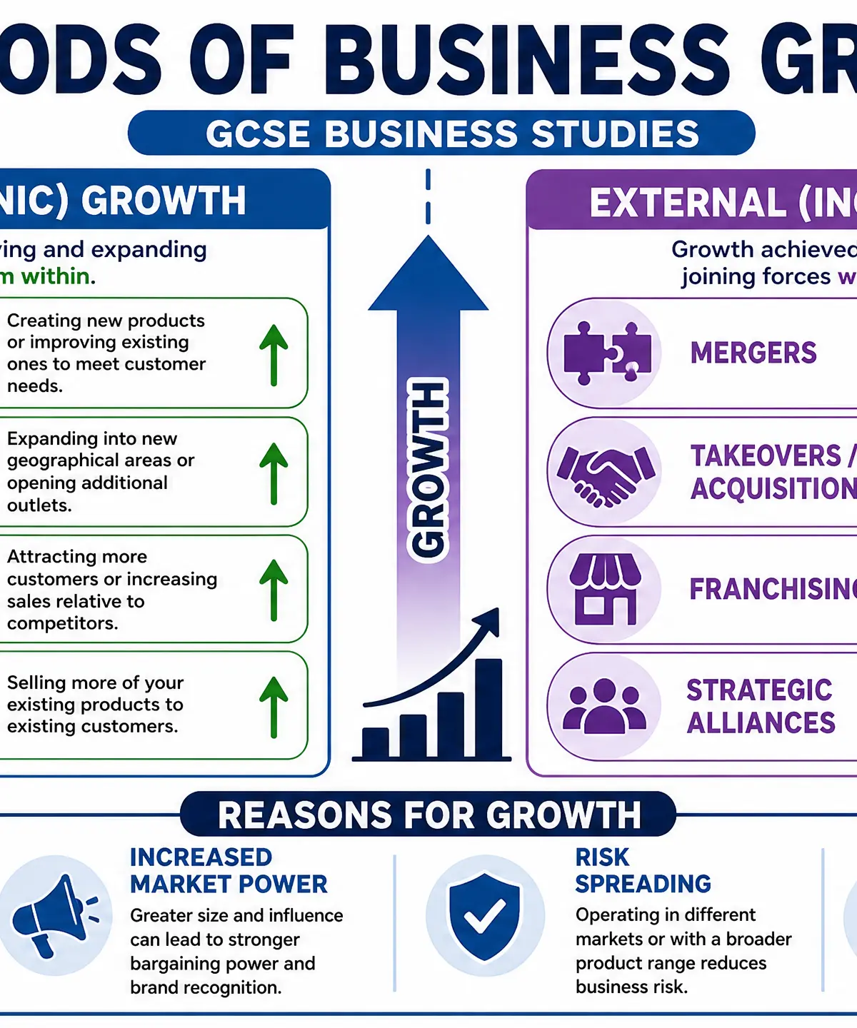 Methods and Reasons for Business Growth