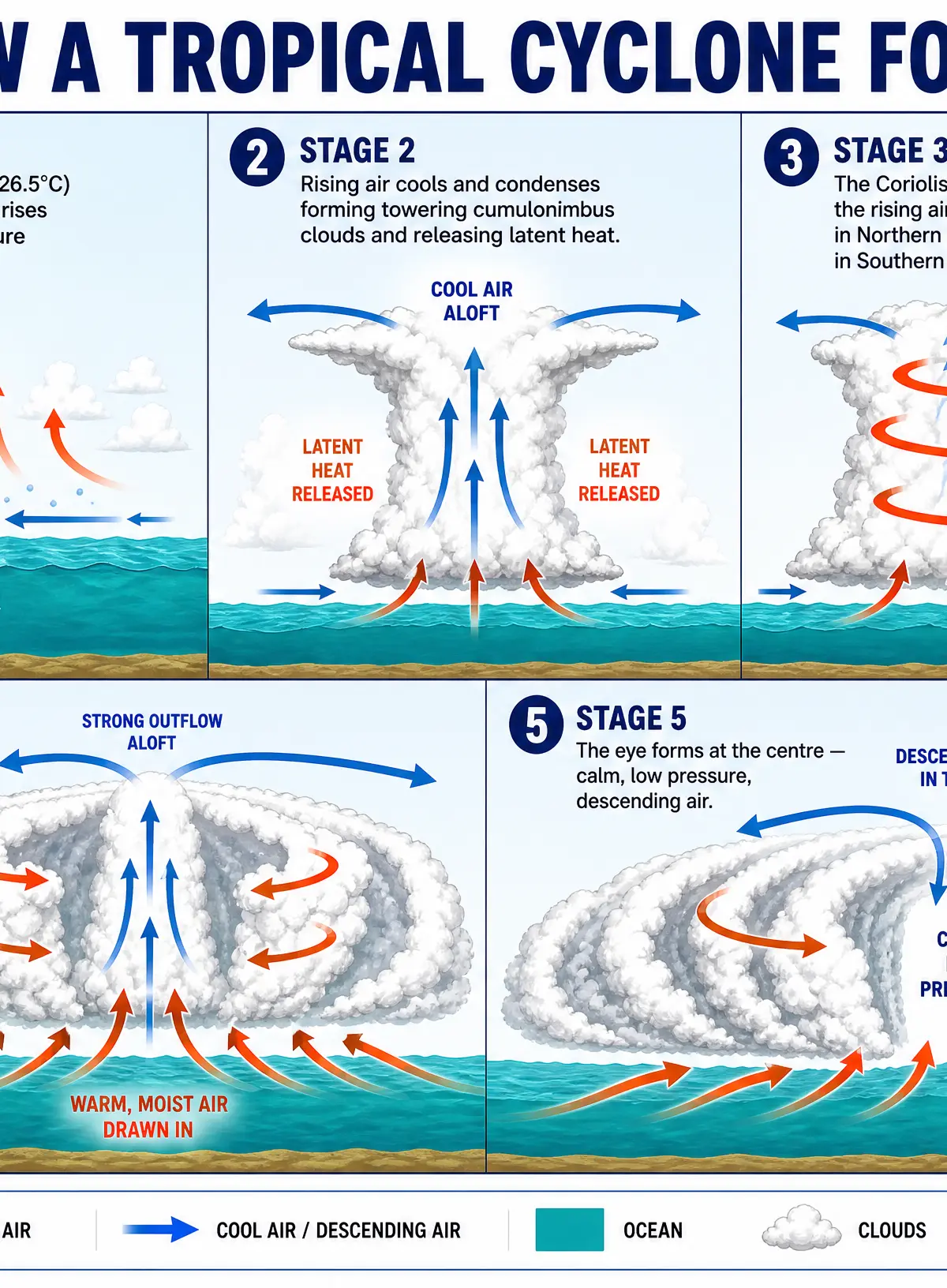 How a Tropical Cyclone Forms