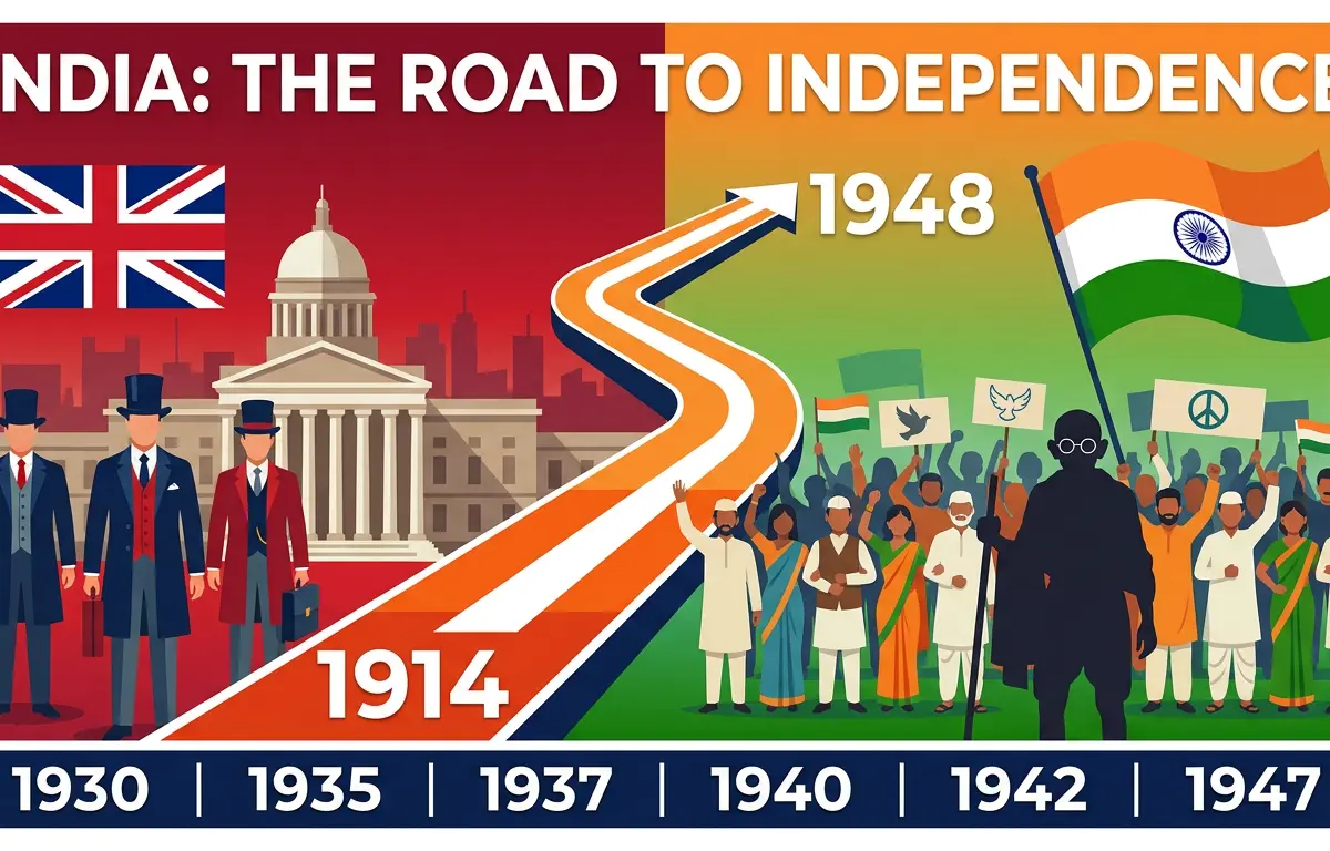 Header image for India: The Road to Independence
