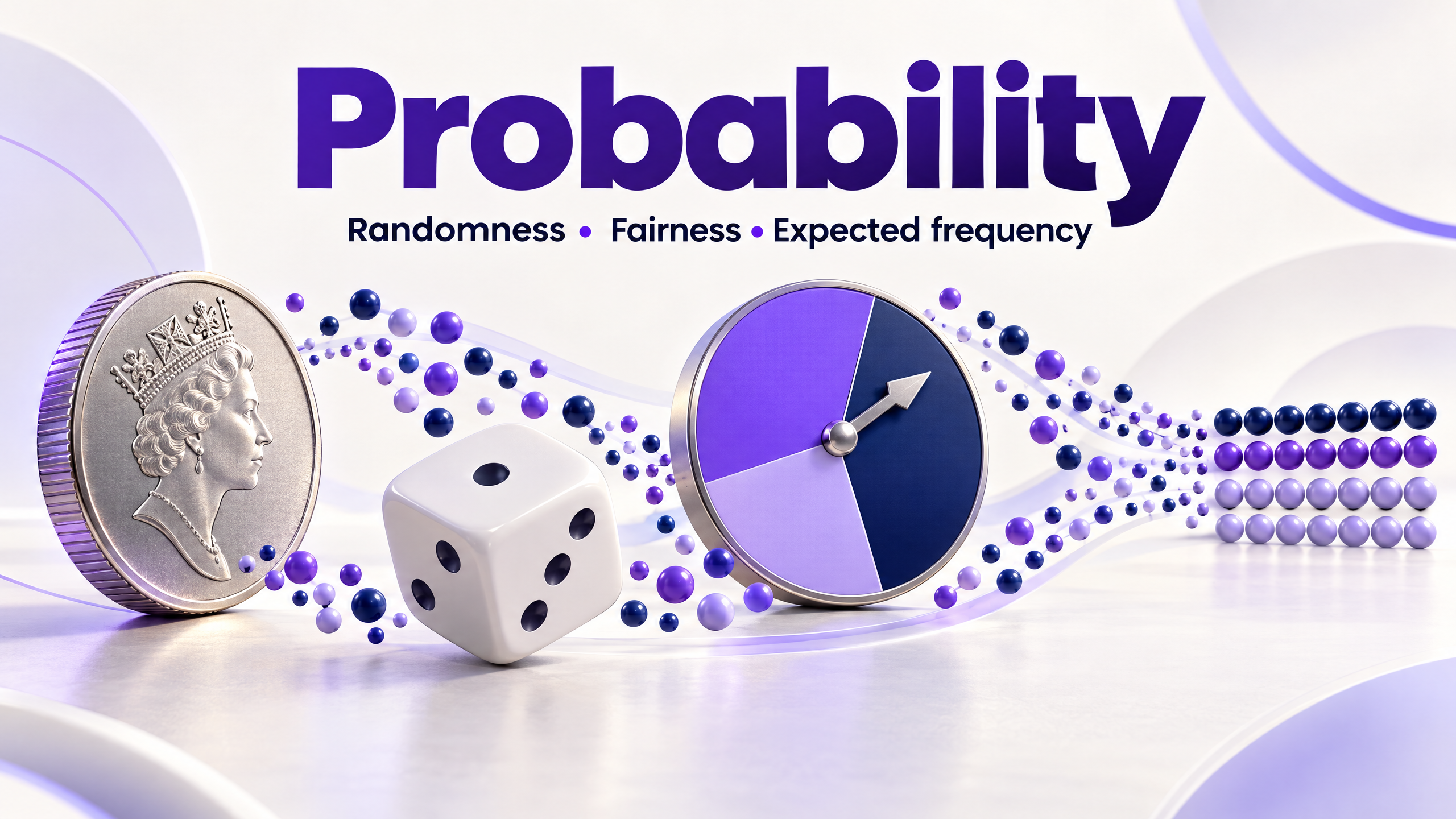 Random outcomes, useful predictions: probability and expected frequency.