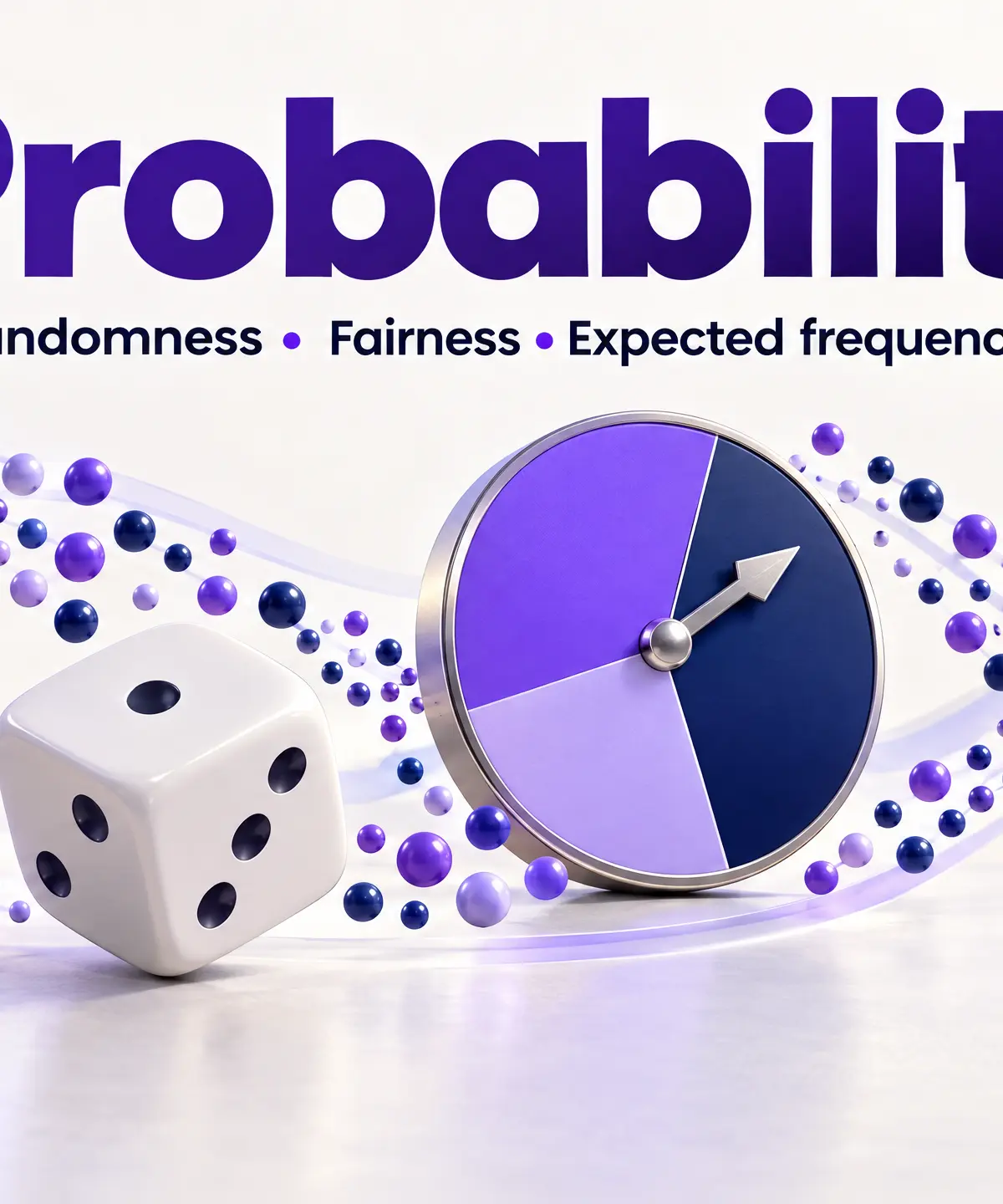 Random outcomes, useful predictions: probability and expected frequency.