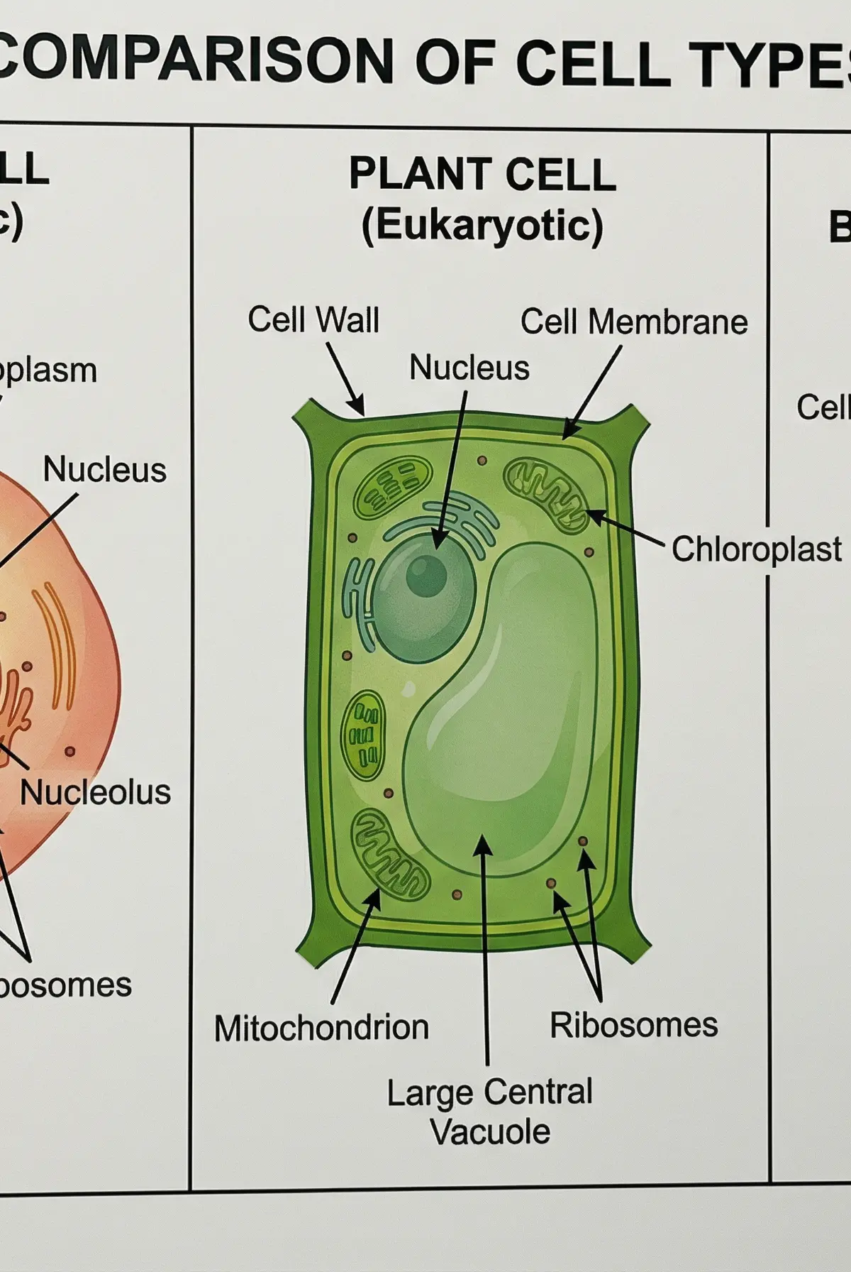 Comparison of Eukaryotic and Prokaryotic Cells