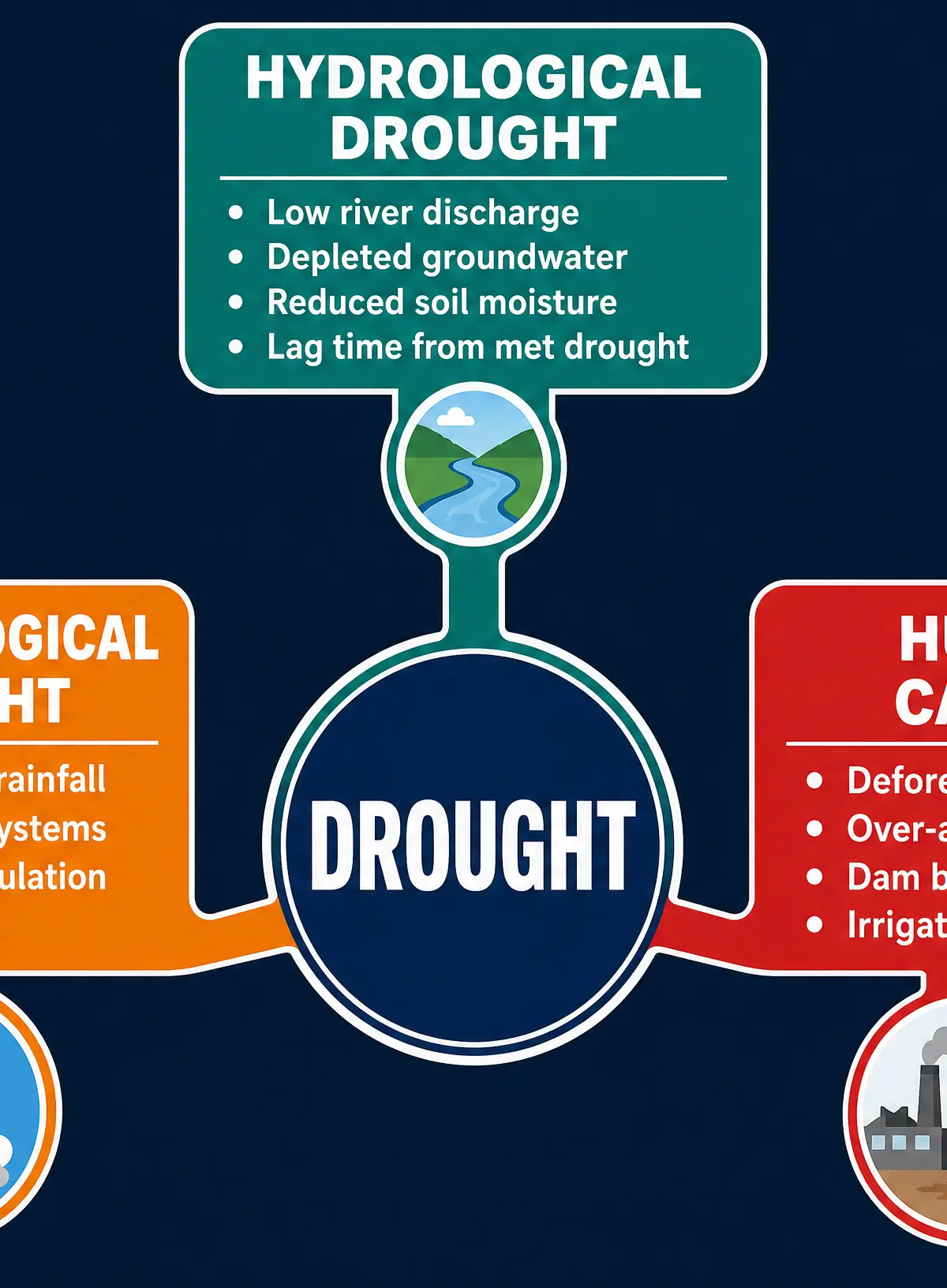 The Three Types of Drought Causes
