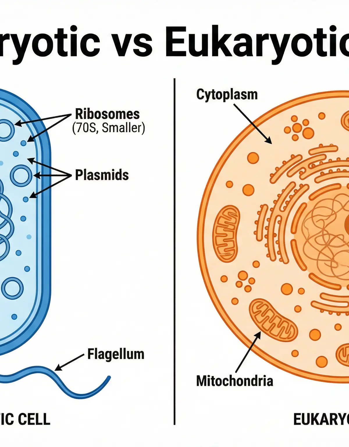Prokaryotic vs Eukaryotic Cells