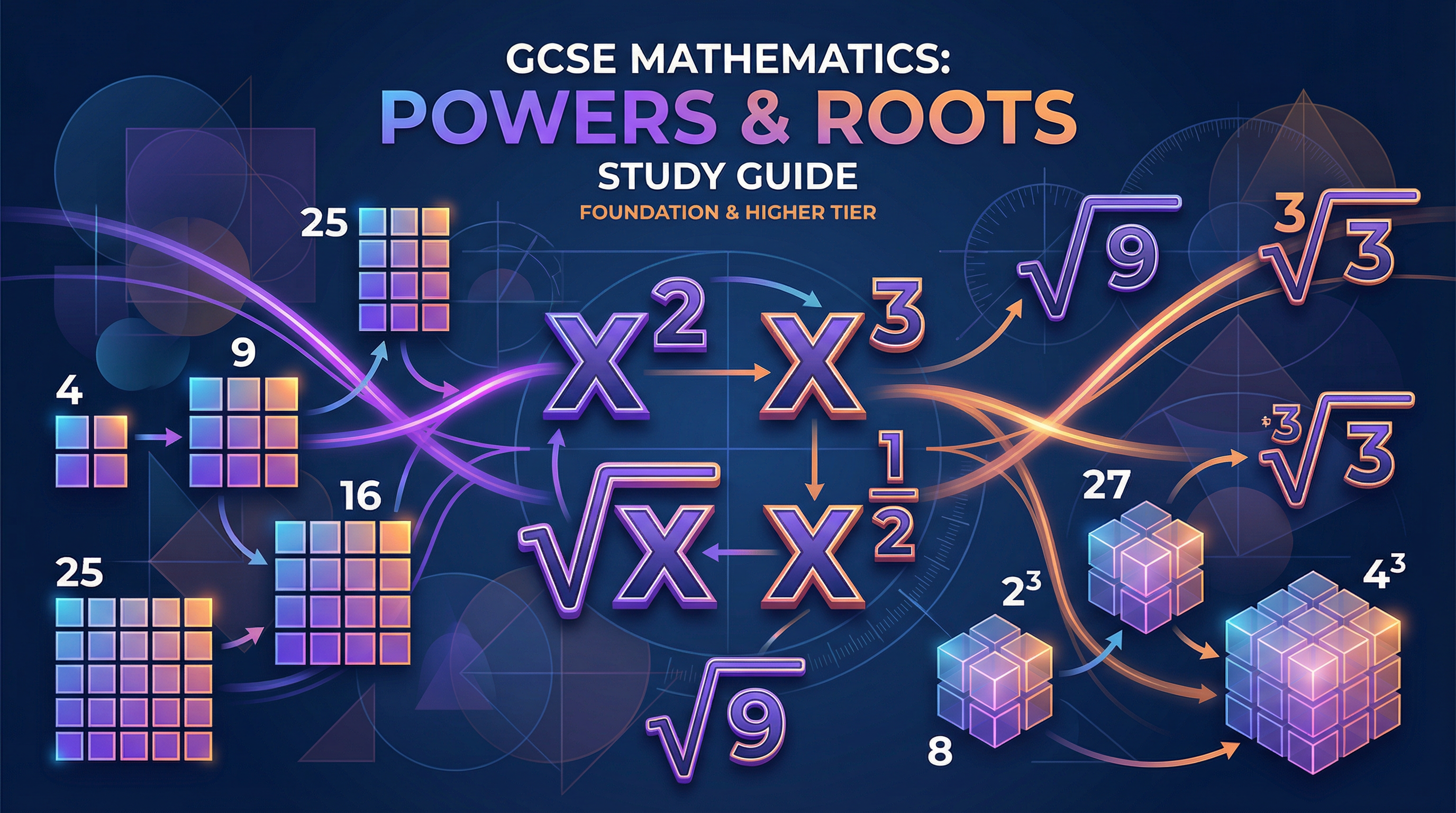 Powers and roots – Mathematics – GCSE