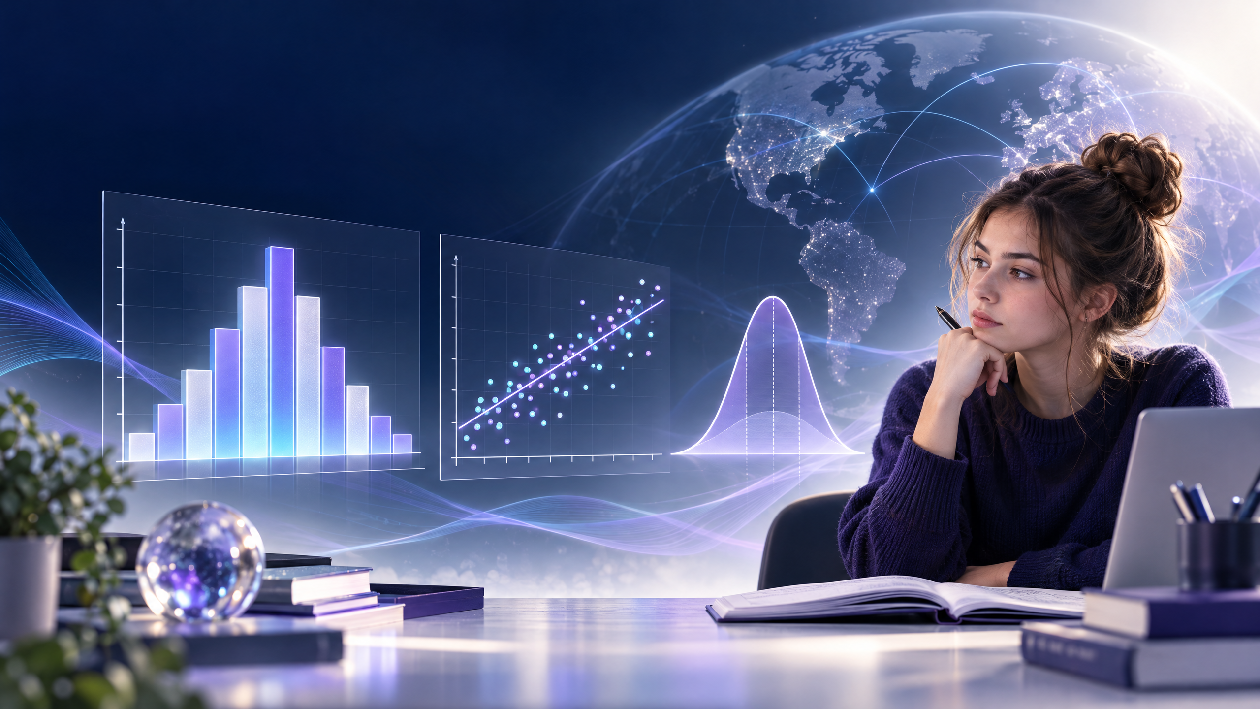 AQA A-Level Mathematics: data presentation and interpretation