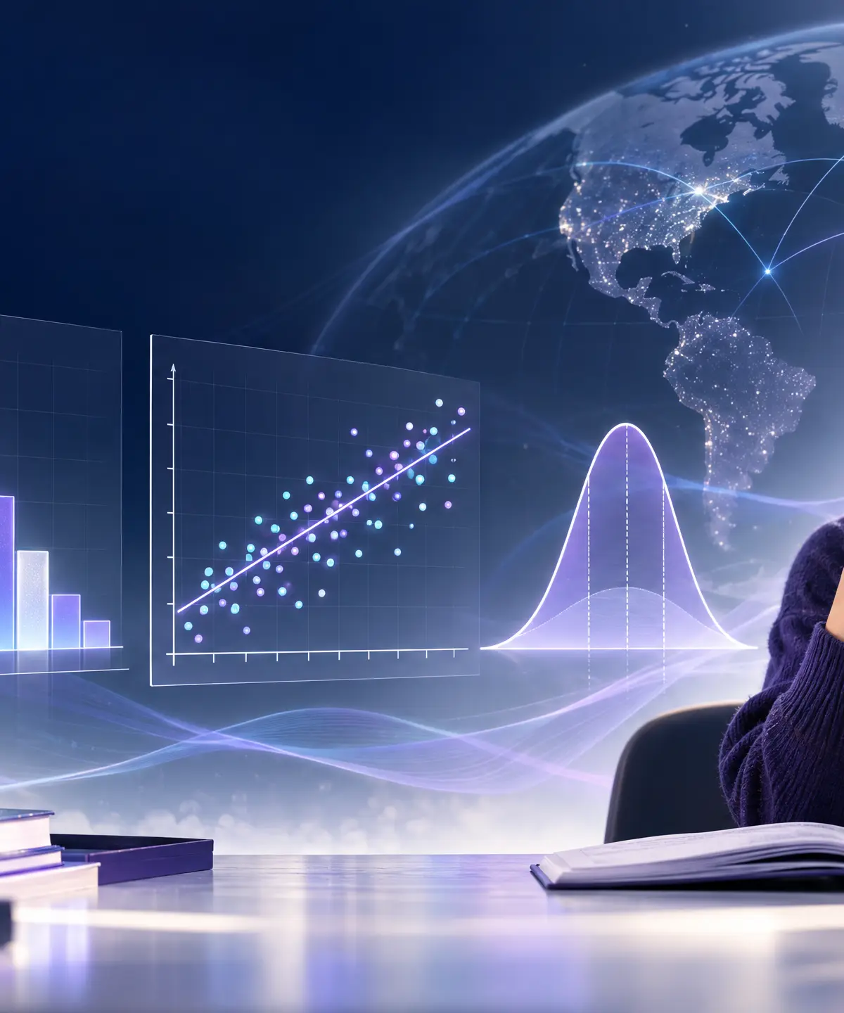 AQA A-Level Mathematics: data presentation and interpretation