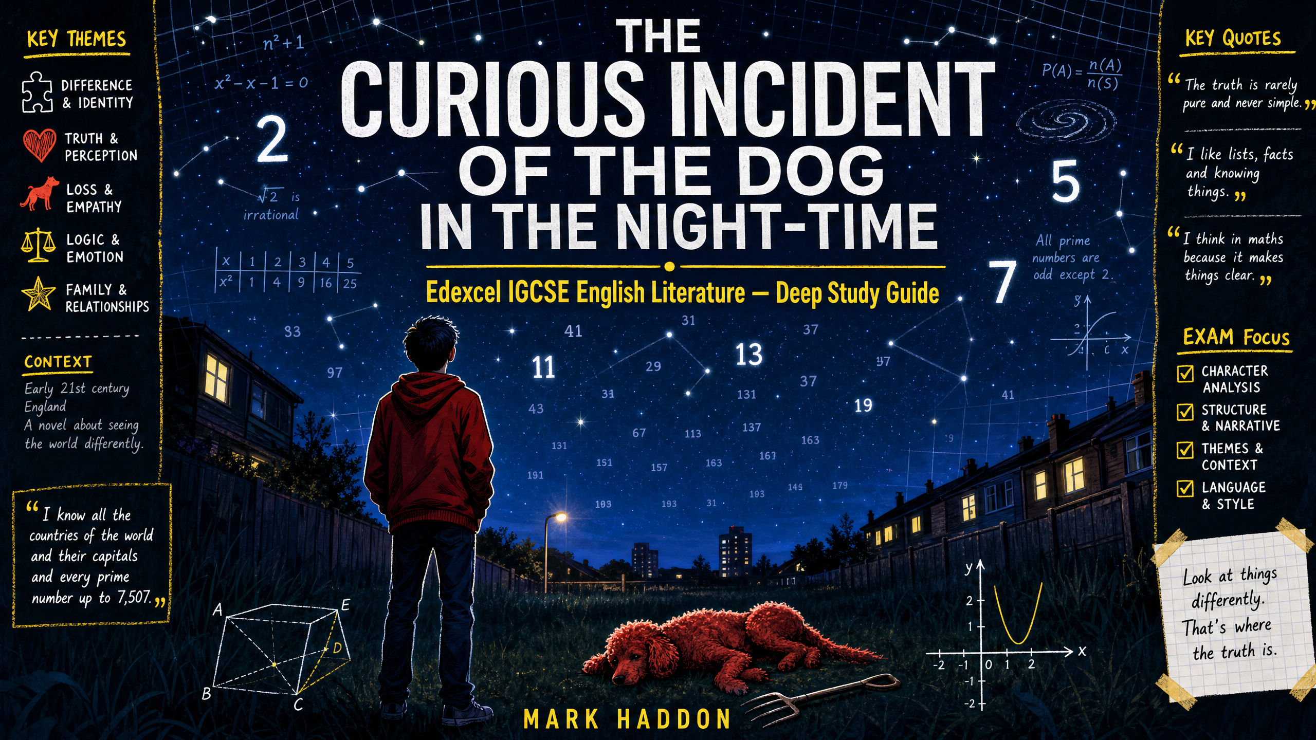 Header image for The Curious Incident of the Dog in the Night-time