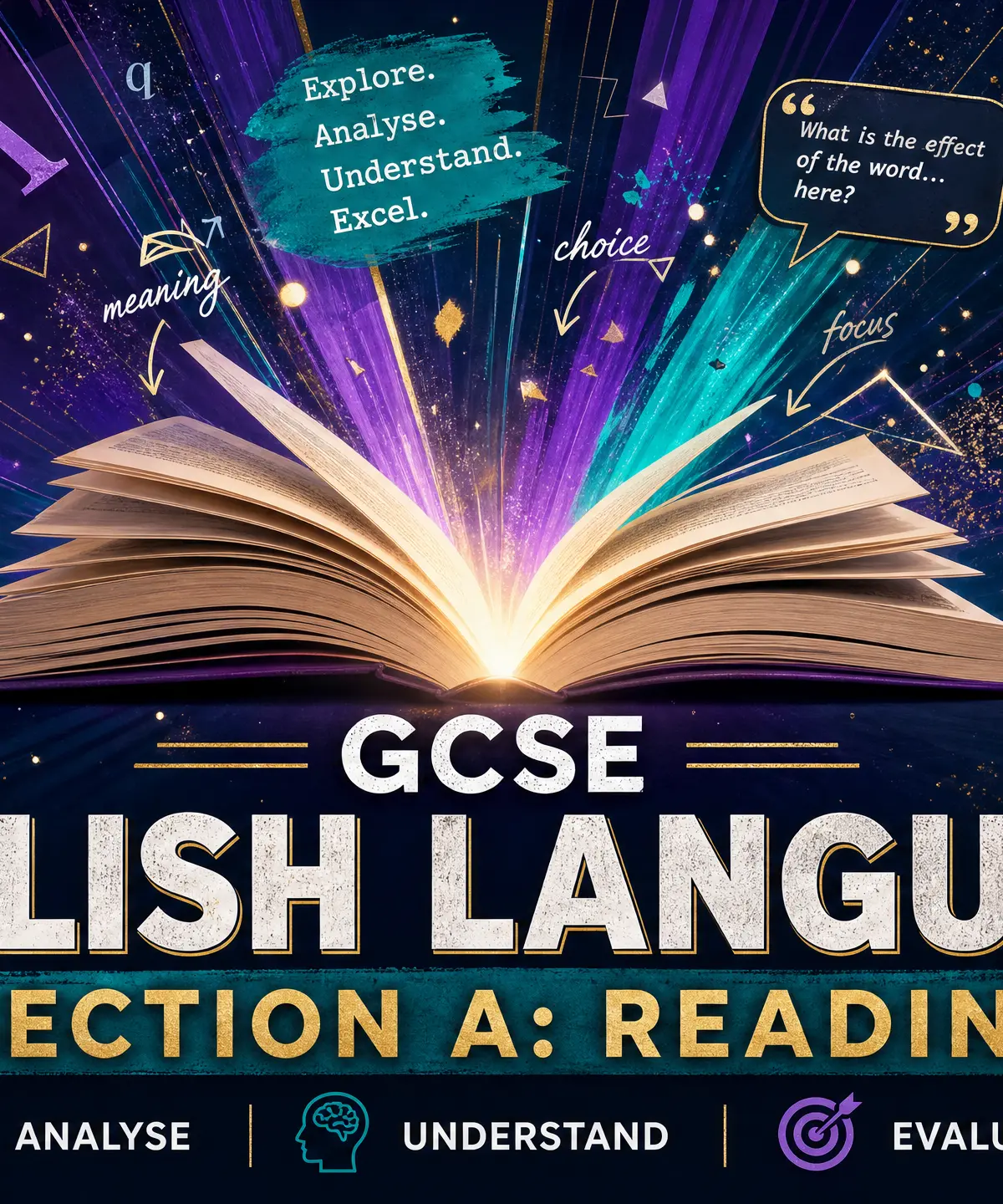 Header image for Section A (20%) – Reading