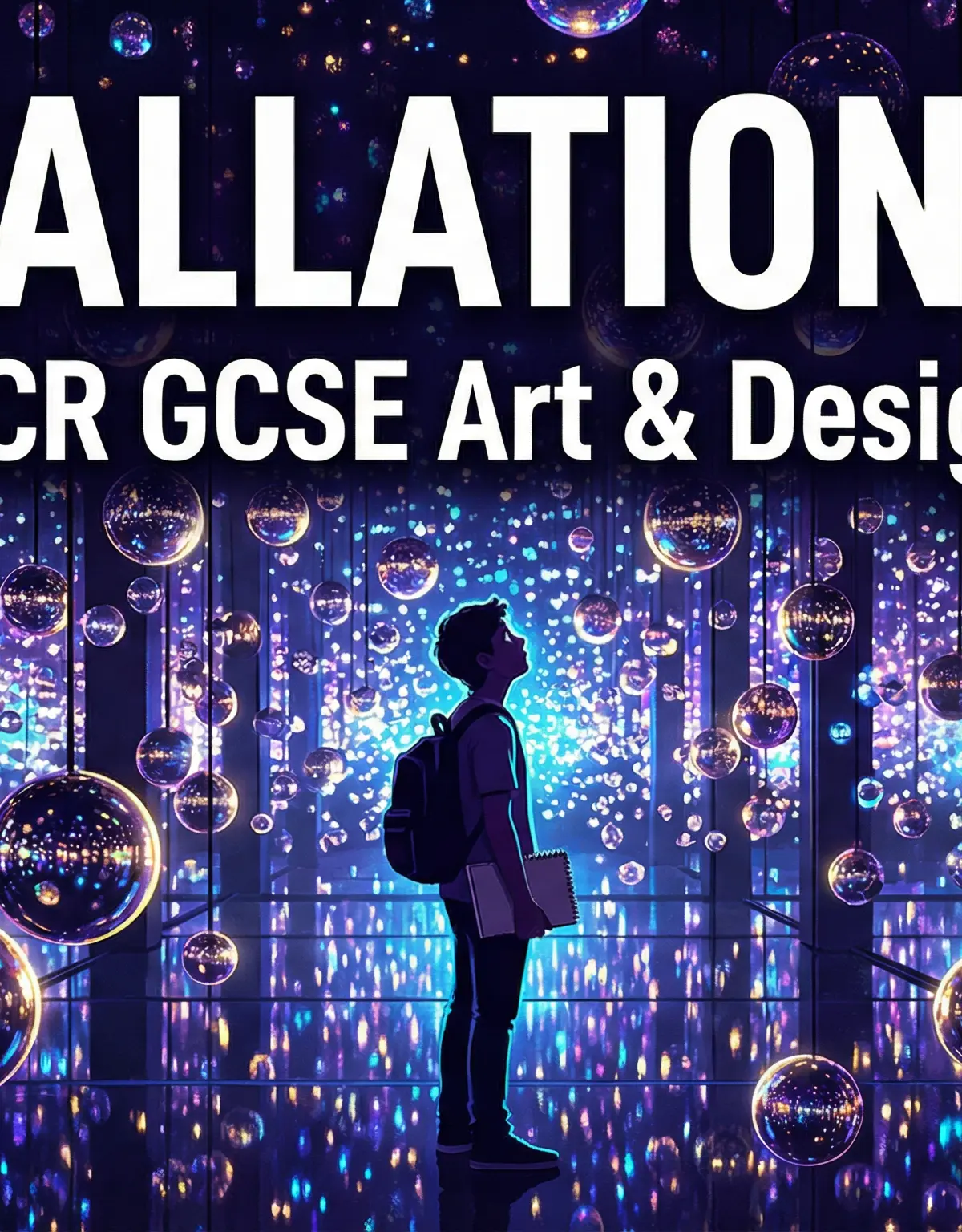 Header image for OCR GCSE Installation Art study guide.