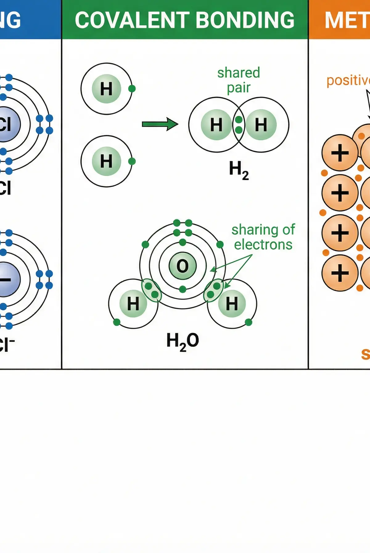The Three Types of Chemical Bonds