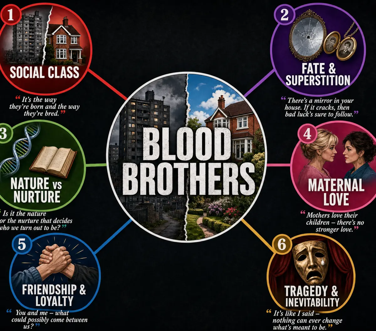 Key Themes in Blood Brothers